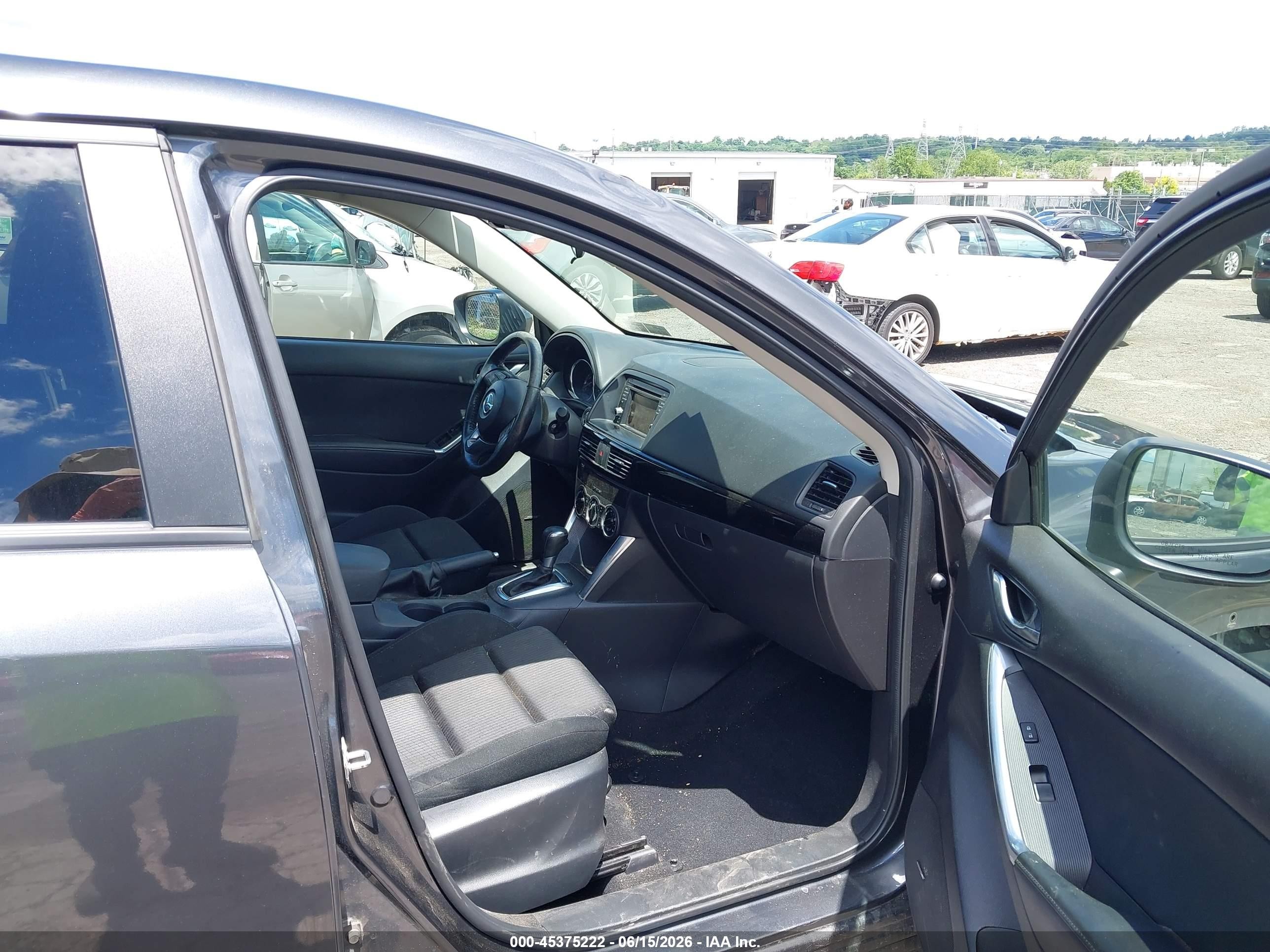 2015 Mazda Cx-5 Touring Gray vin: JM3KE4CY2F0496437