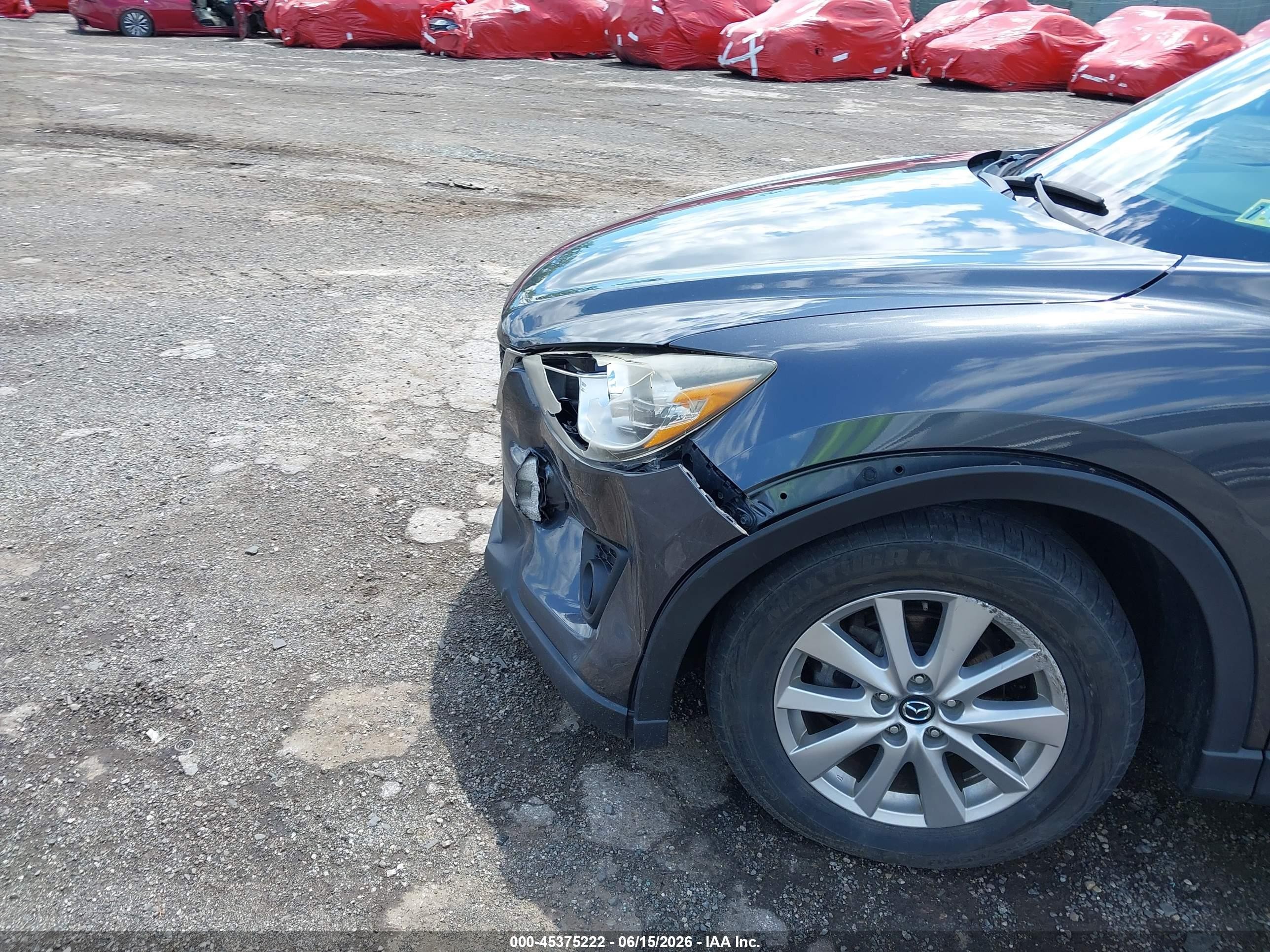 2015 Mazda Cx-5 Touring Gray vin: JM3KE4CY2F0496437