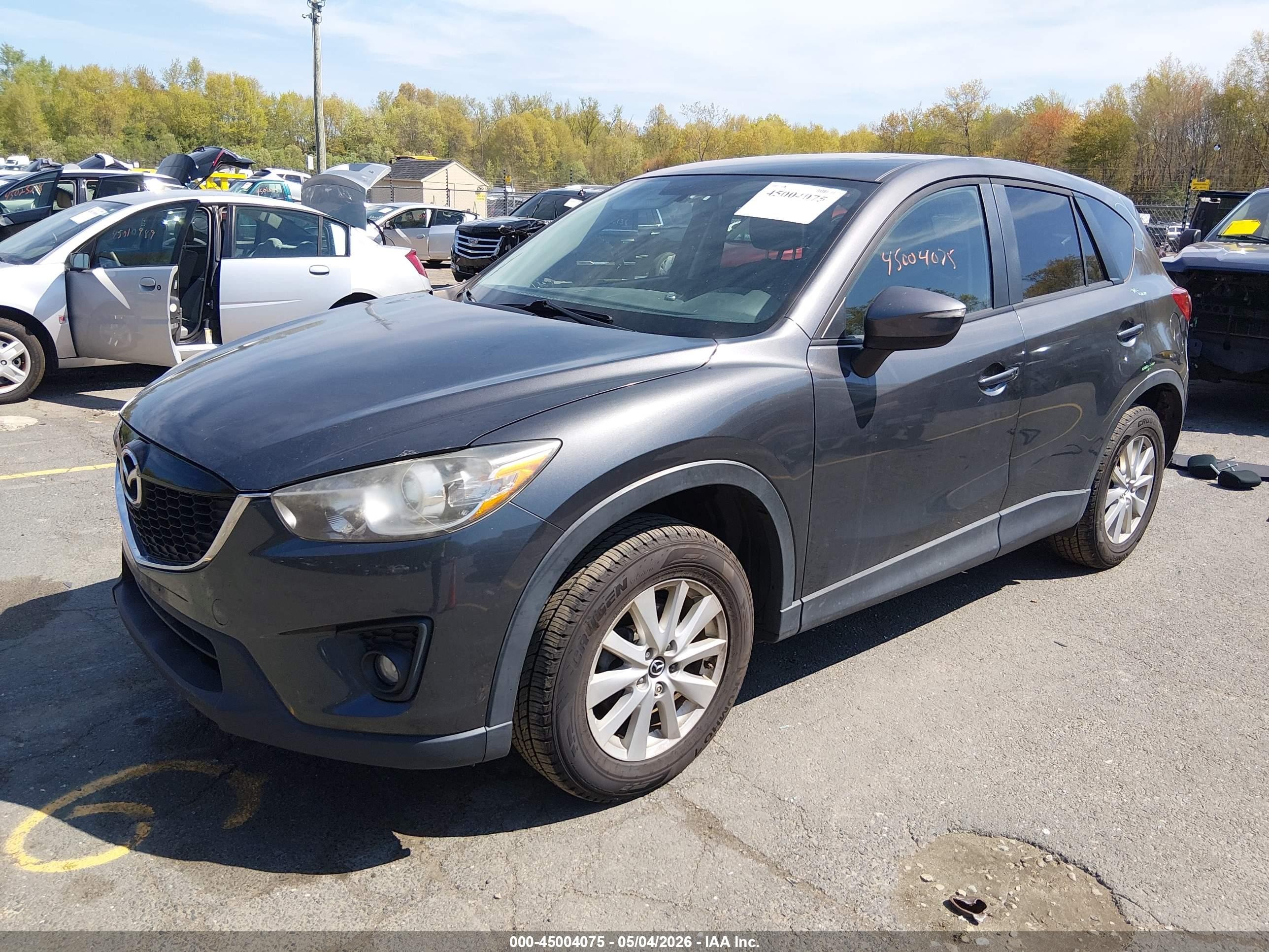 2015 Mazda Cx-5 Touring Gray vin: JM3KE4CY2F0513379