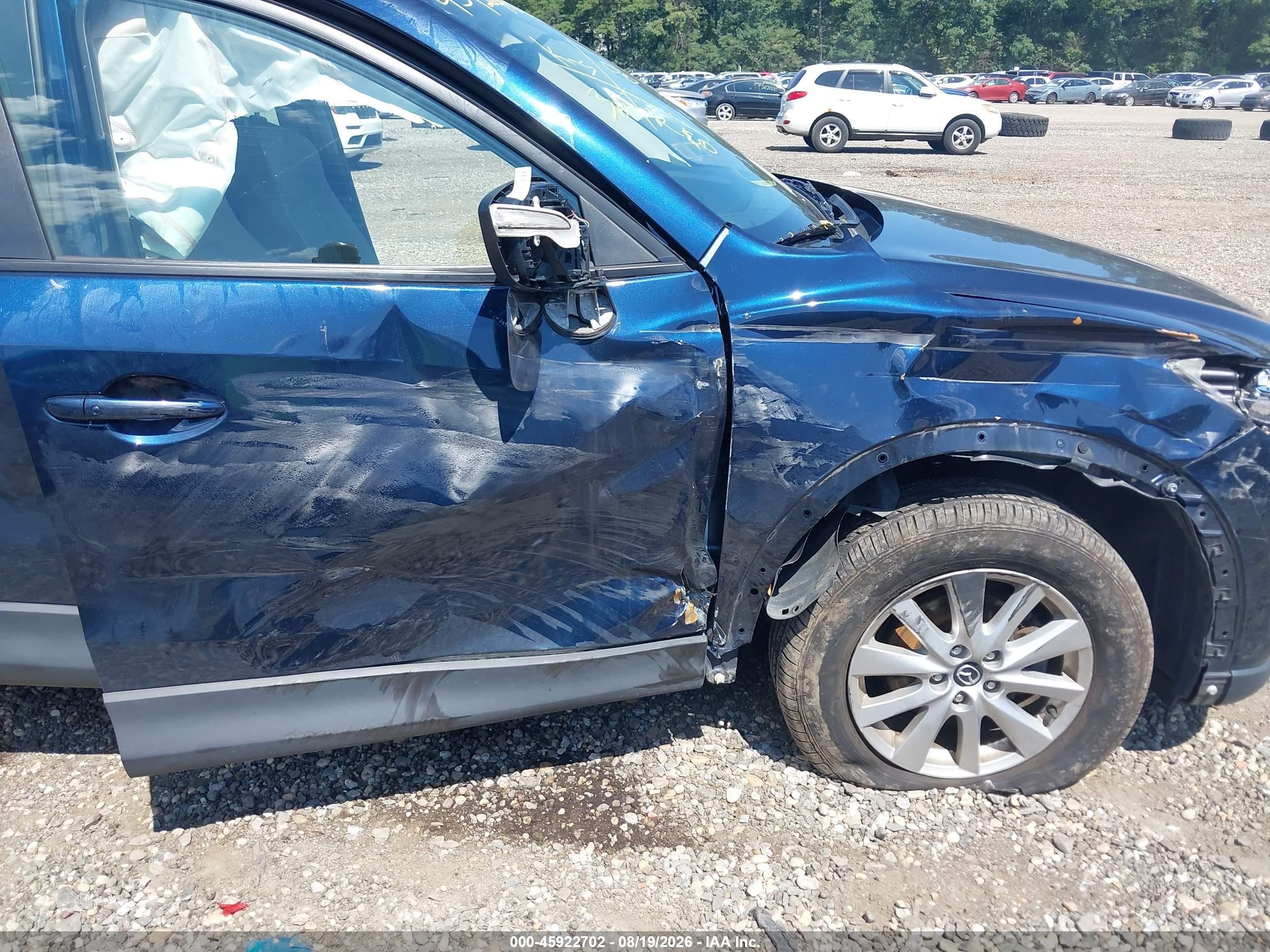 2015 Mazda Cx-5 Touring Blue vin: JM3KE4CY2F0543563