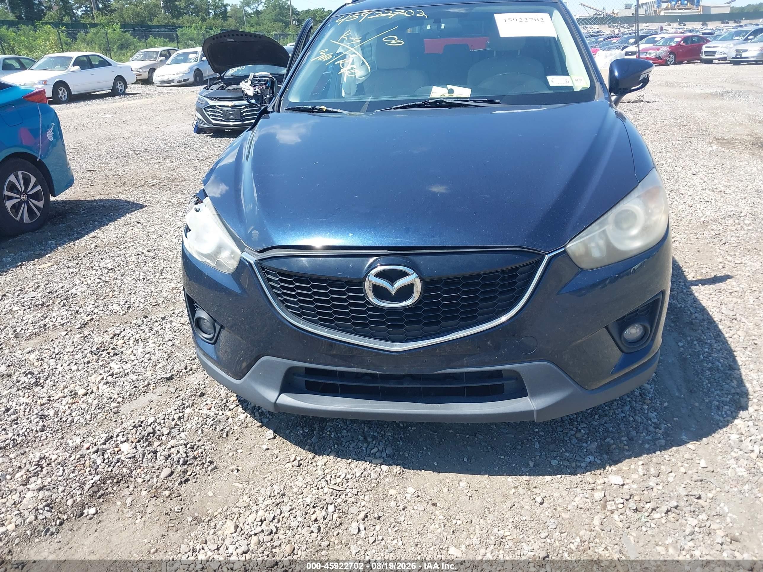 2015 Mazda Cx-5 Touring Blue vin: JM3KE4CY2F0543563
