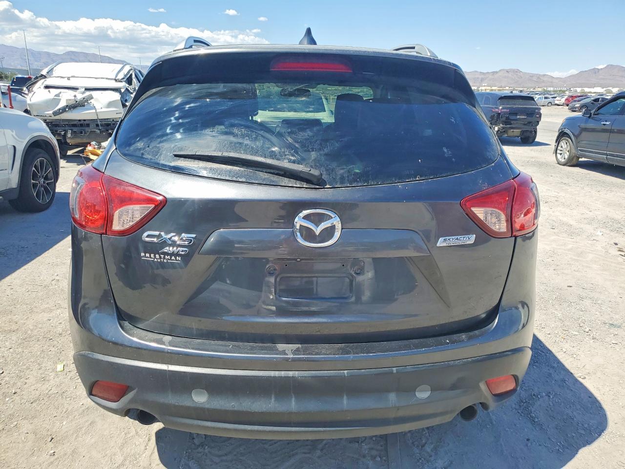 2015 Mazda Cx-5 Touring Gray vin: JM3KE4CY2F0548195