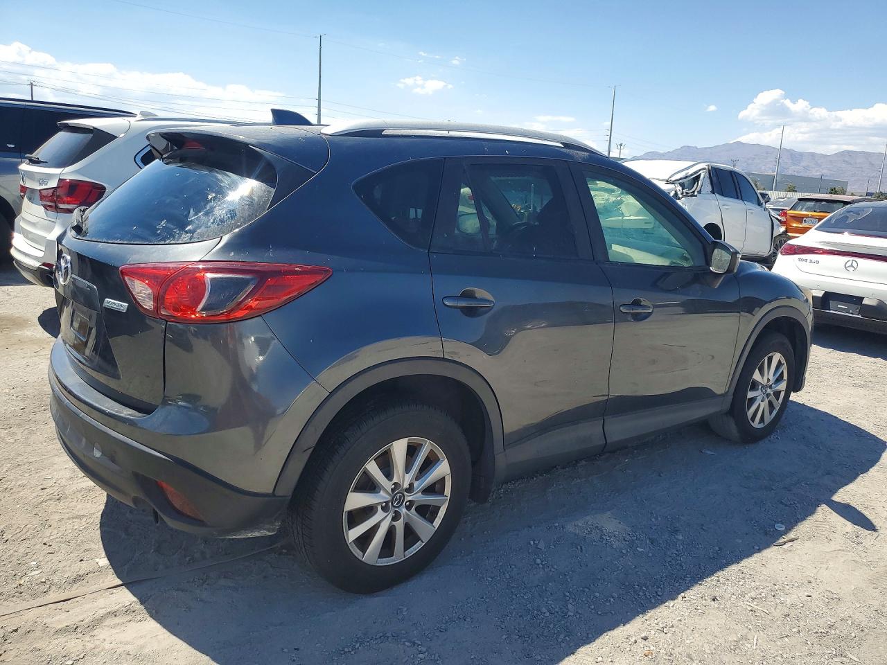 2015 Mazda Cx-5 Touring Gray vin: JM3KE4CY2F0548195