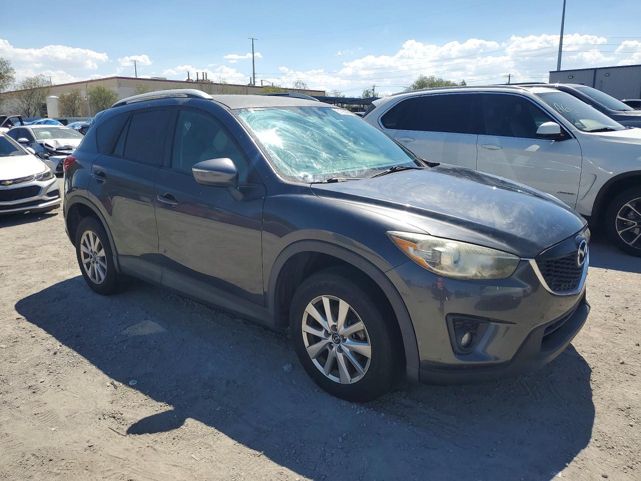 2015 Mazda Cx-5 Touring Gray vin: JM3KE4CY2F0548195