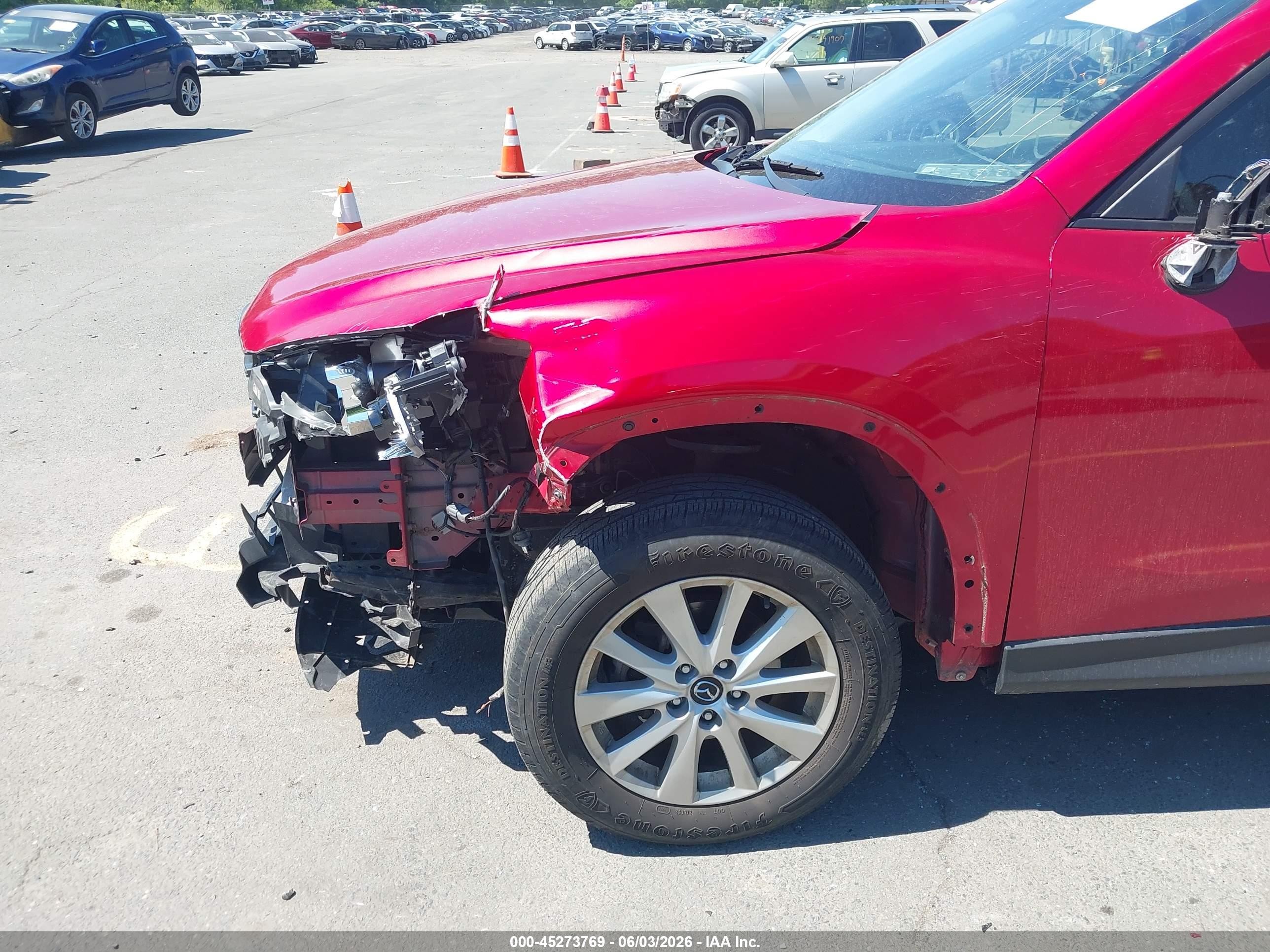 2016 Mazda Cx-5 Touring Red vin: JM3KE4CY2G0620580