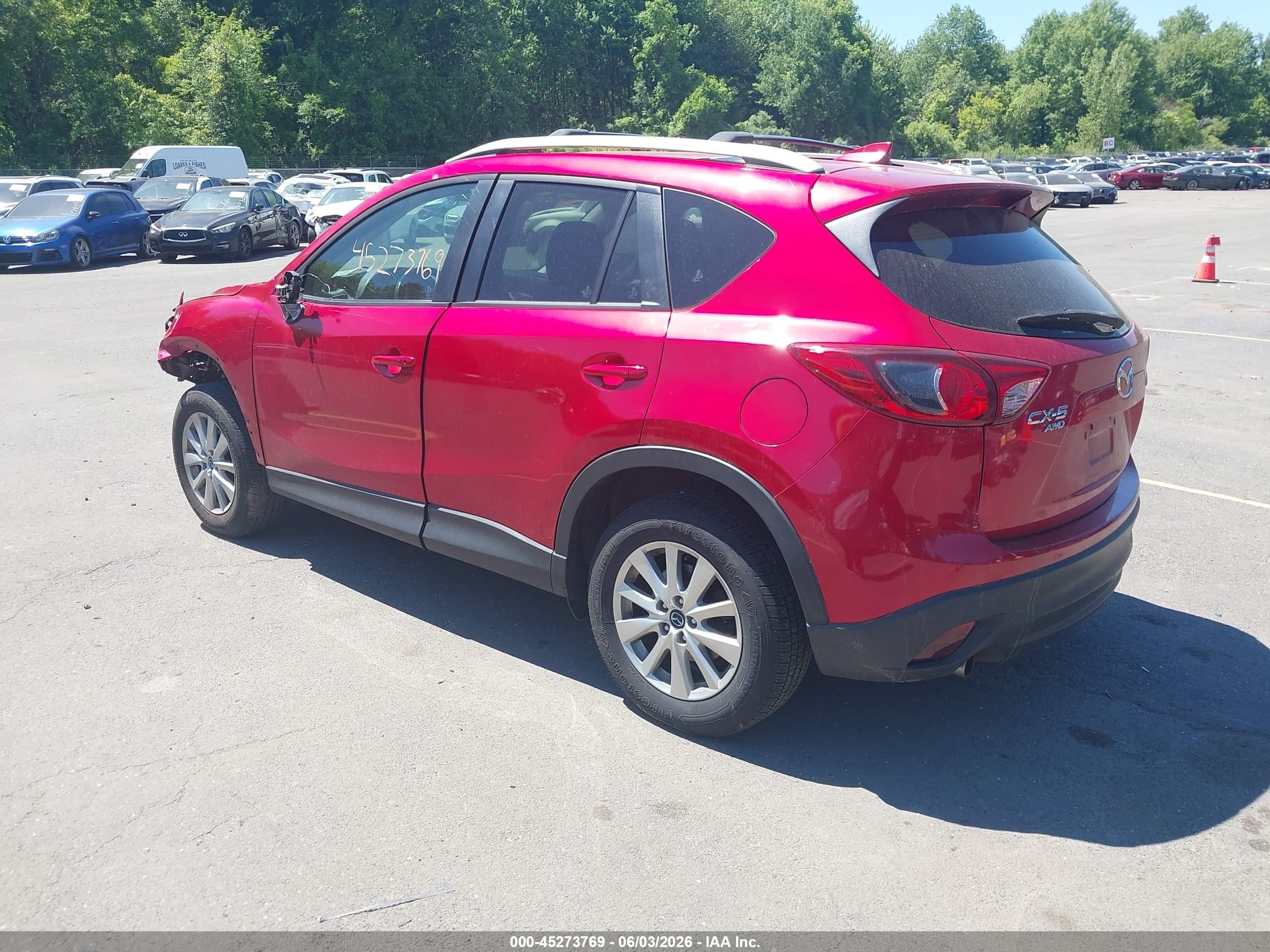 2016 Mazda Cx-5 Touring Red vin: JM3KE4CY2G0620580