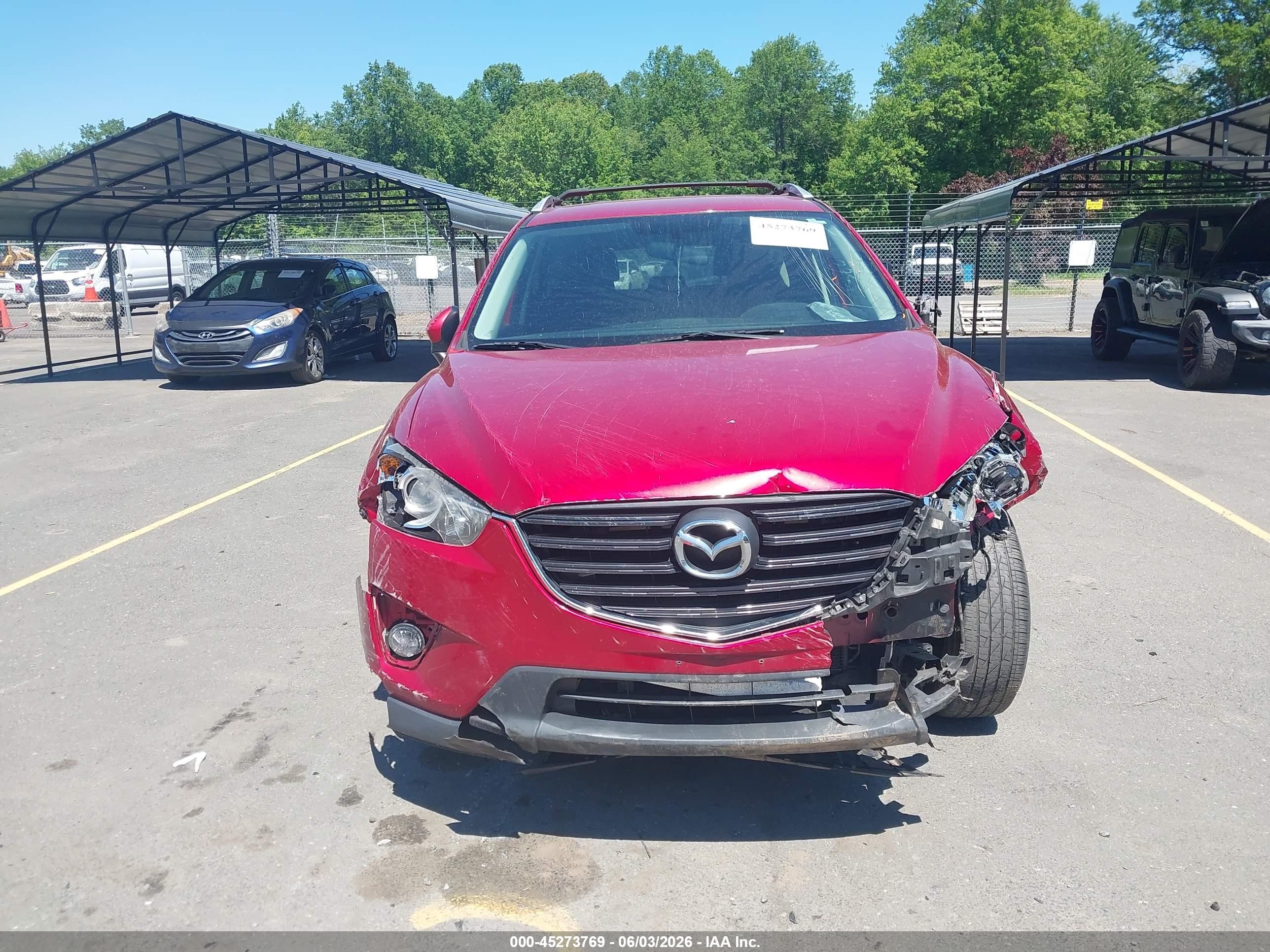 2016 Mazda Cx-5 Touring Red vin: JM3KE4CY2G0620580