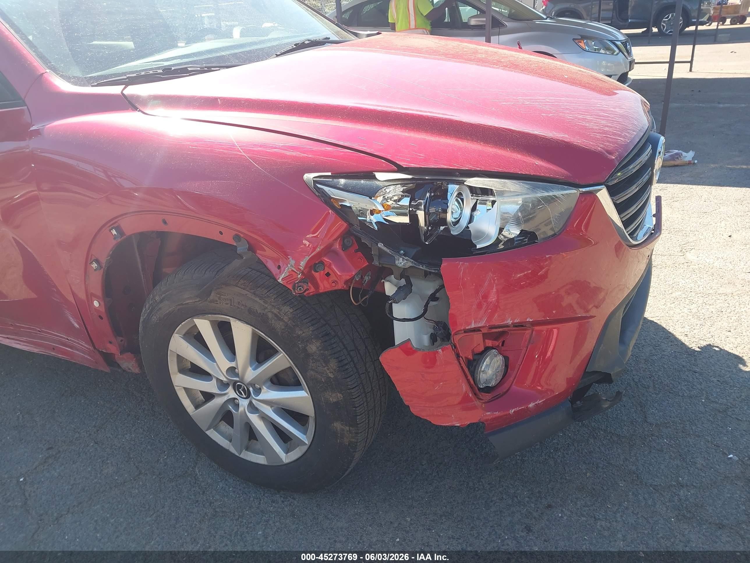 2016 Mazda Cx-5 Touring Red vin: JM3KE4CY2G0620580