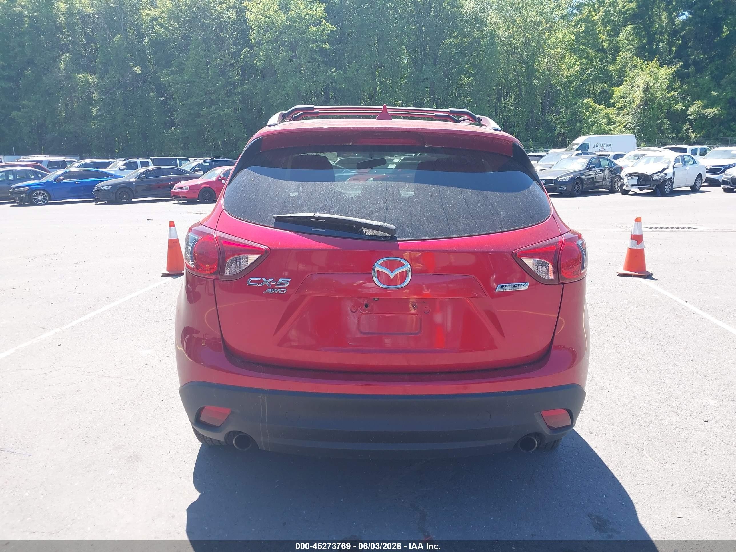 2016 Mazda Cx-5 Touring Red vin: JM3KE4CY2G0620580