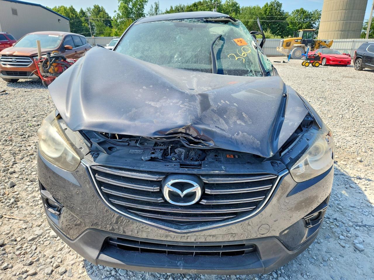 2016 Mazda Cx-5 Touring Gray vin: JM3KE4CY2G0748088