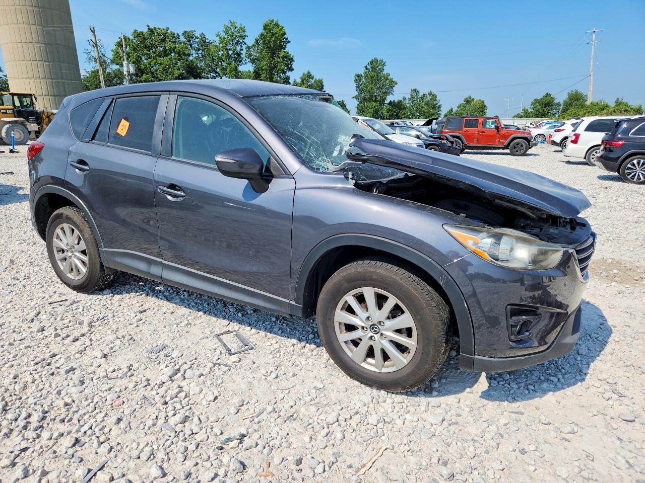 2016 Mazda Cx-5 Touring Gray vin: JM3KE4CY2G0748088