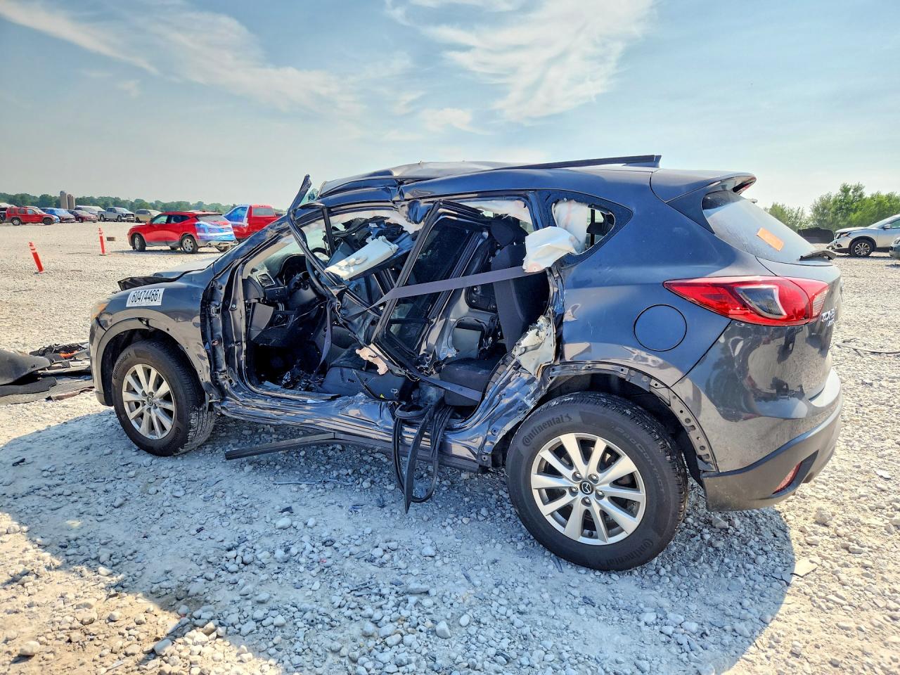 2016 Mazda Cx-5 Touring Gray vin: JM3KE4CY2G0748088