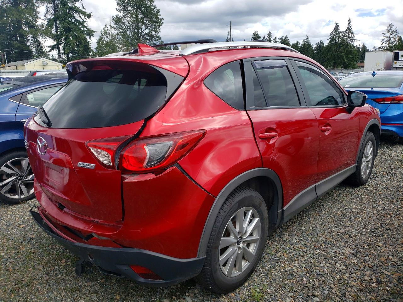 2016 Mazda Cx-5 Touring Red vin: JM3KE4CY2G0751332