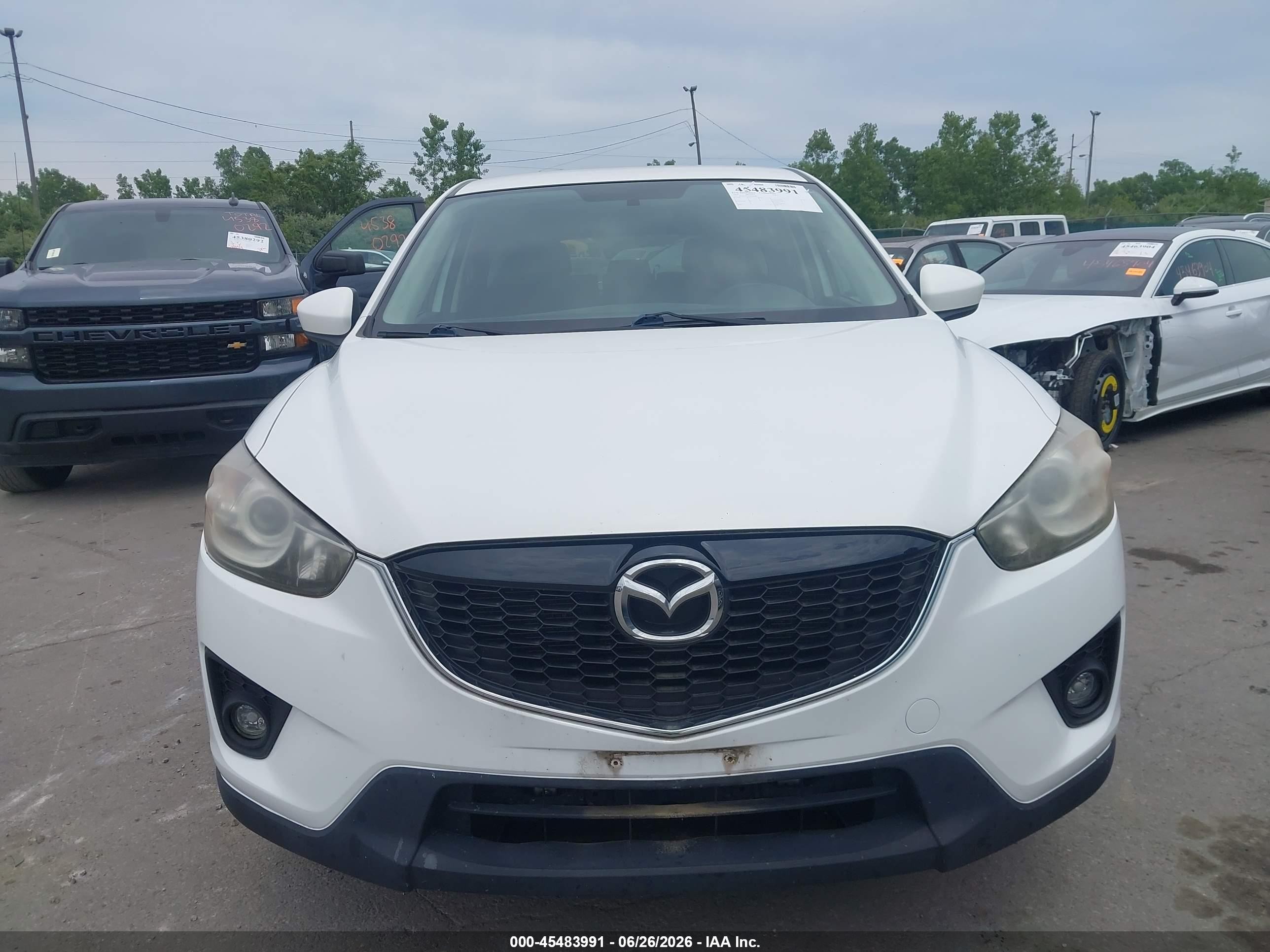 2014 Mazda Cx-5 Touring White vin: JM3KE4CY3E0387404