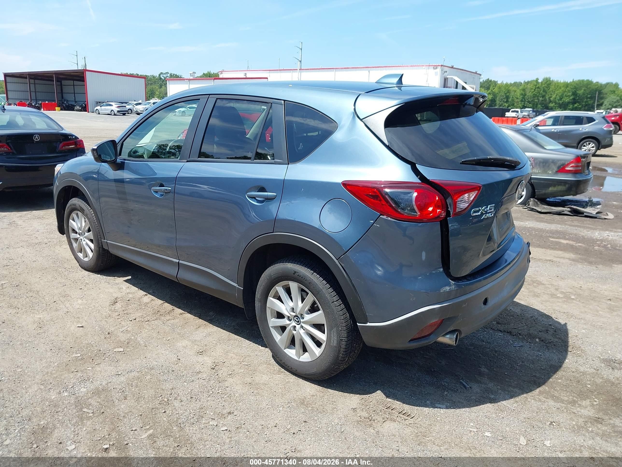 2015 Mazda Cx-5 Touring Синий vin: JM3KE4CY3F0433797