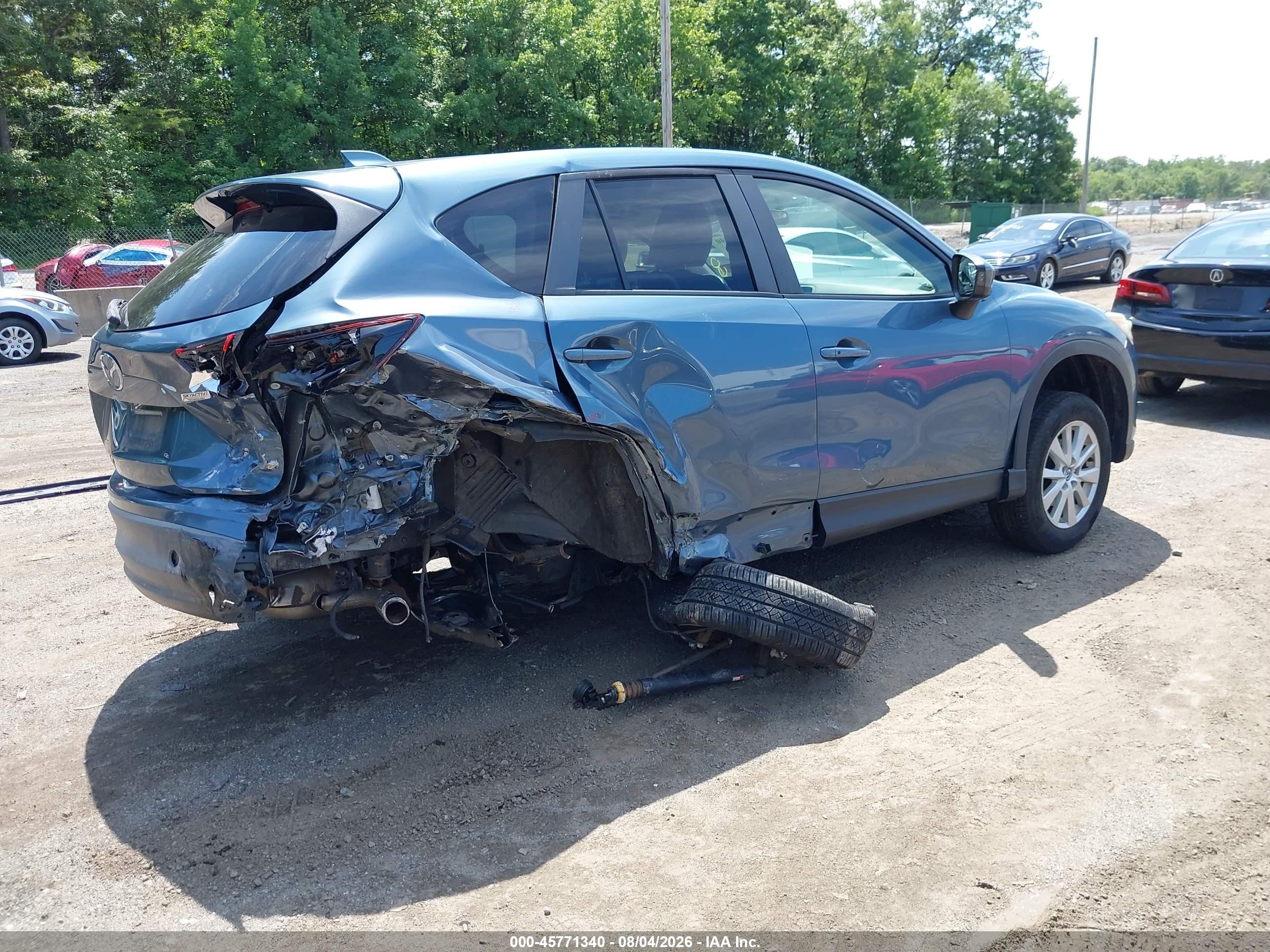 2015 Mazda Cx-5 Touring Синий vin: JM3KE4CY3F0433797