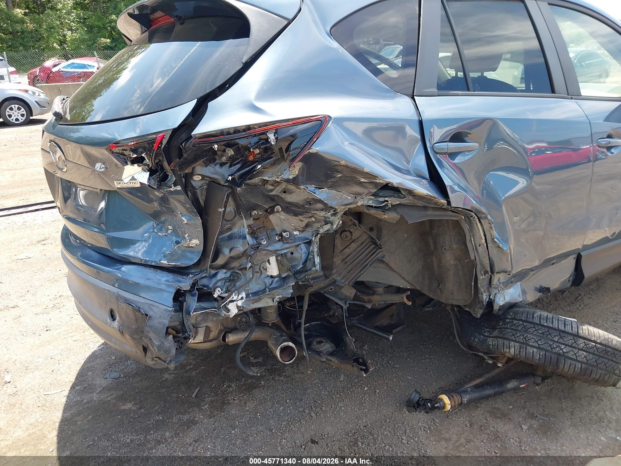 2015 Mazda Cx-5 Touring Синий vin: JM3KE4CY3F0433797