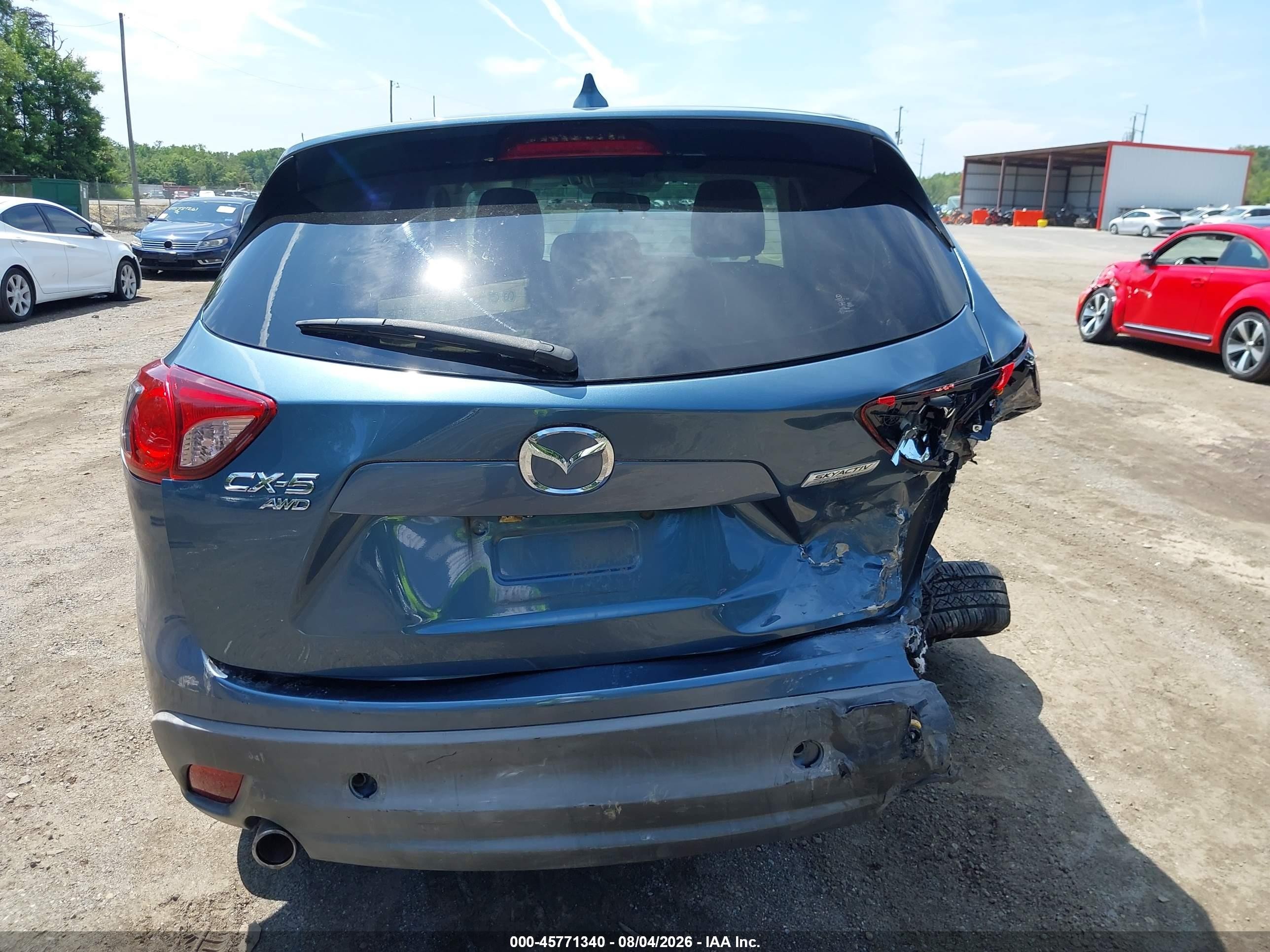 2015 Mazda Cx-5 Touring Синий vin: JM3KE4CY3F0433797