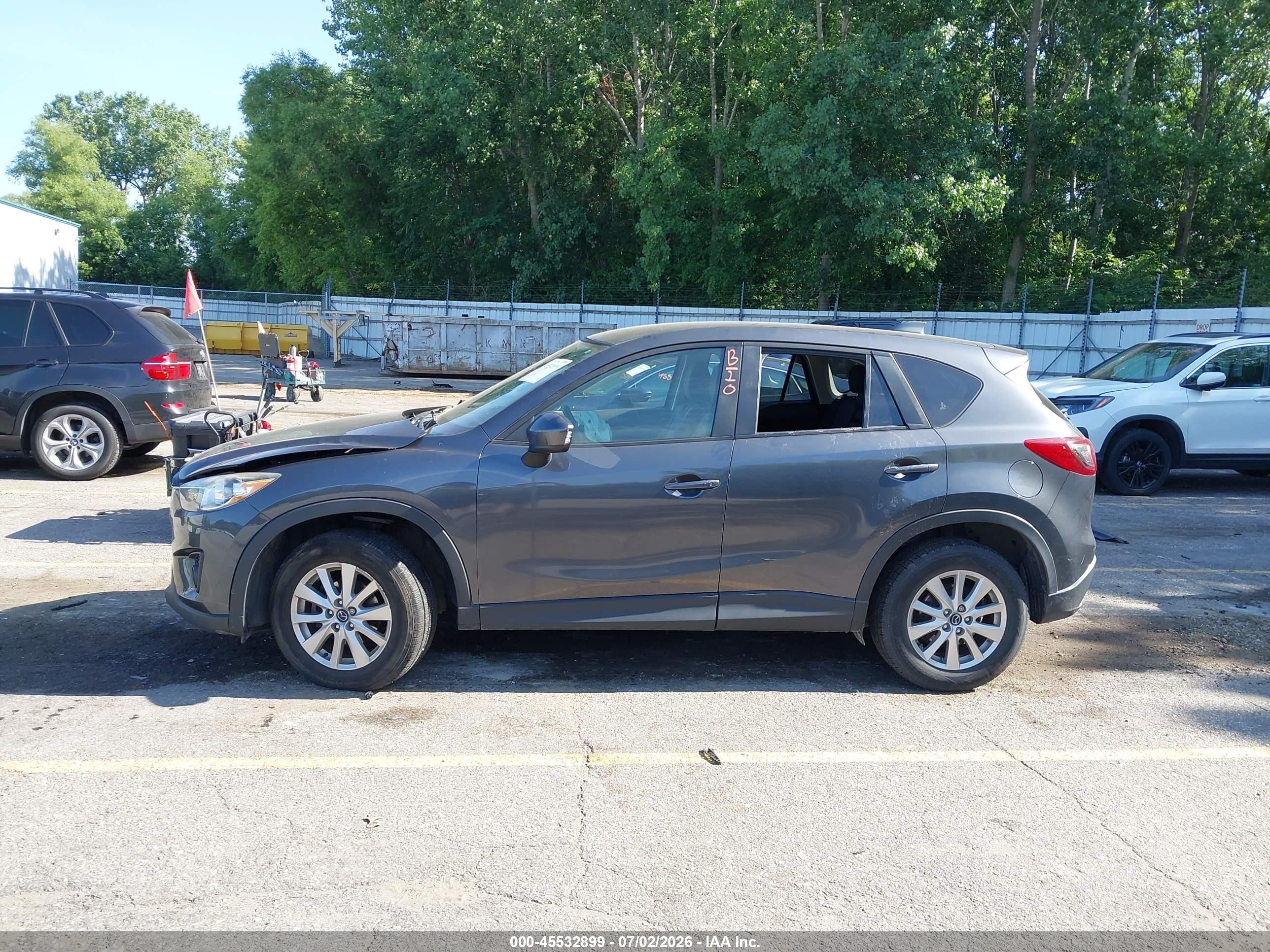 2015 Mazda Cx-5 Touring Gray vin: JM3KE4CY3F0439812