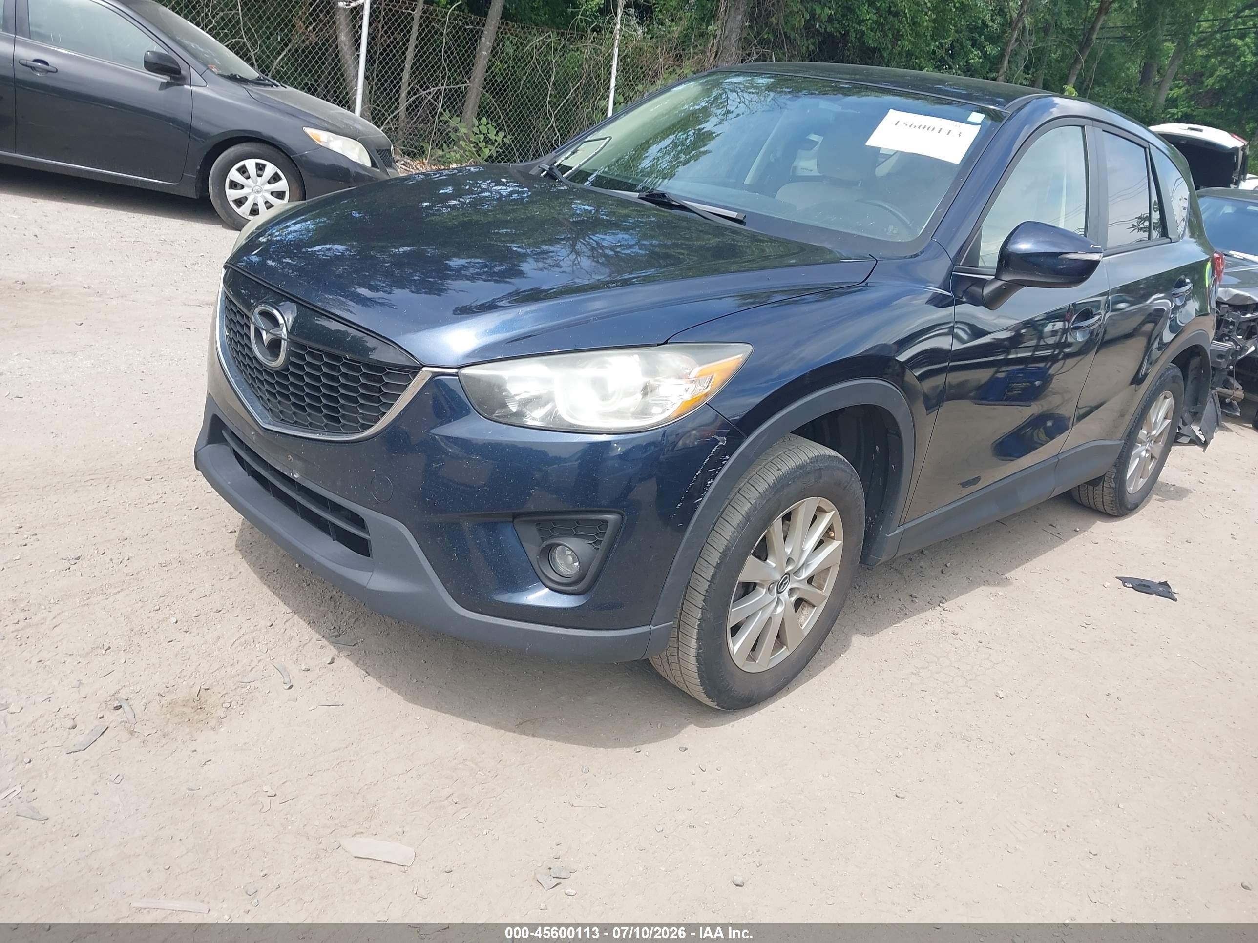 2015 Mazda Cx-5 Touring Blue vin: JM3KE4CY3F0471157
