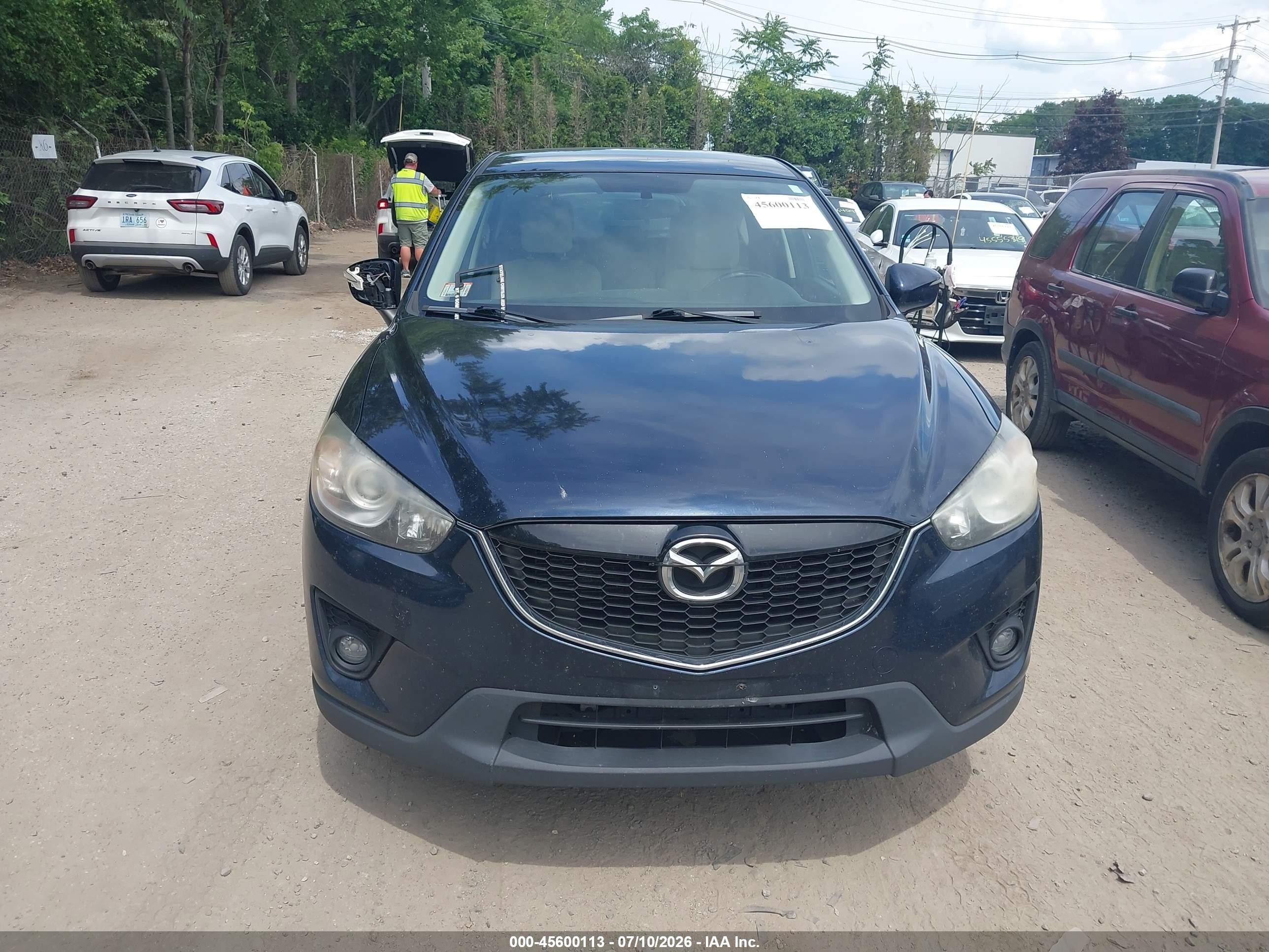 2015 Mazda Cx-5 Touring Blue vin: JM3KE4CY3F0471157