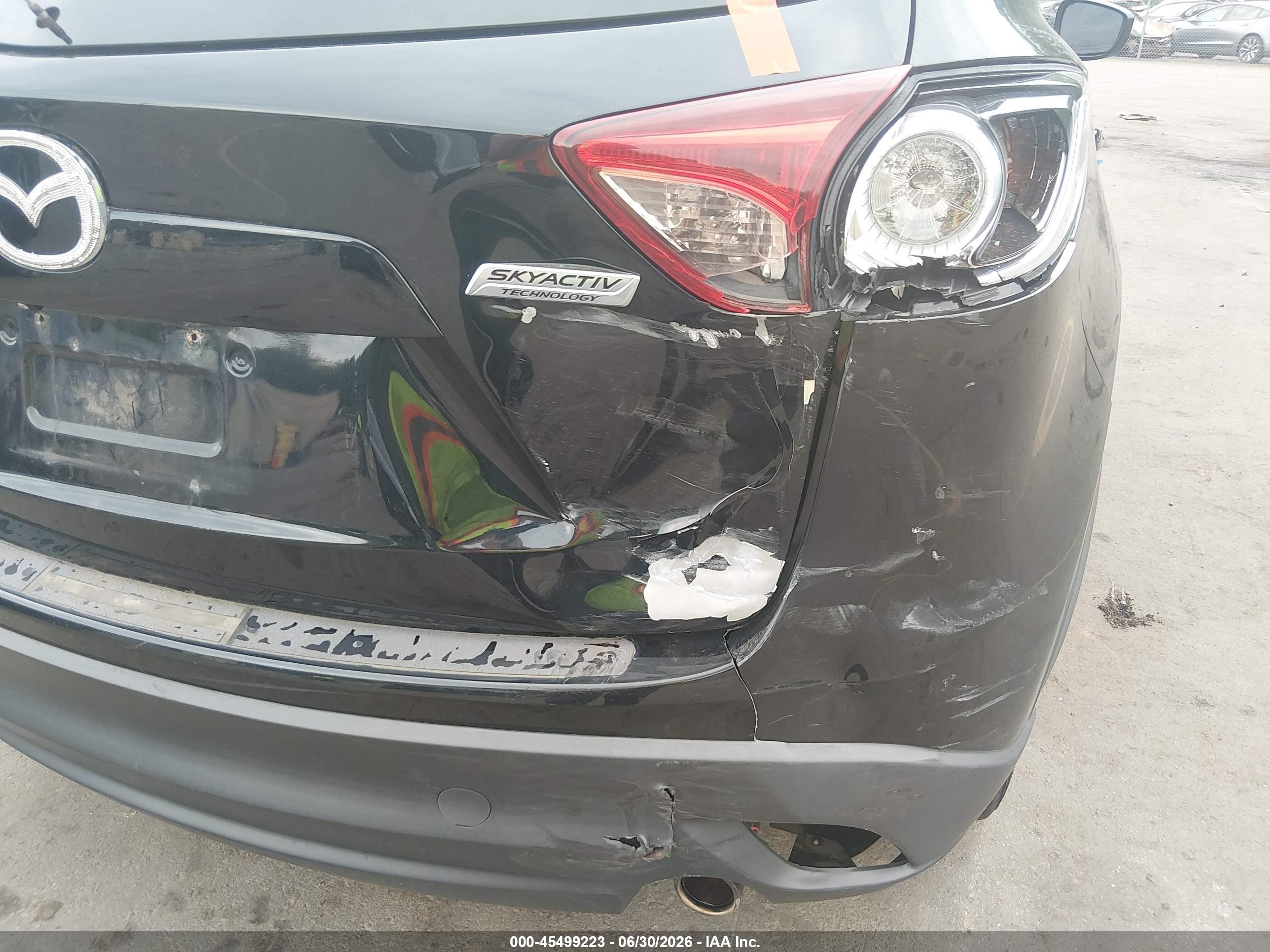 2015 Mazda Cx-5 Touring Black vin: JM3KE4CY3F0474365