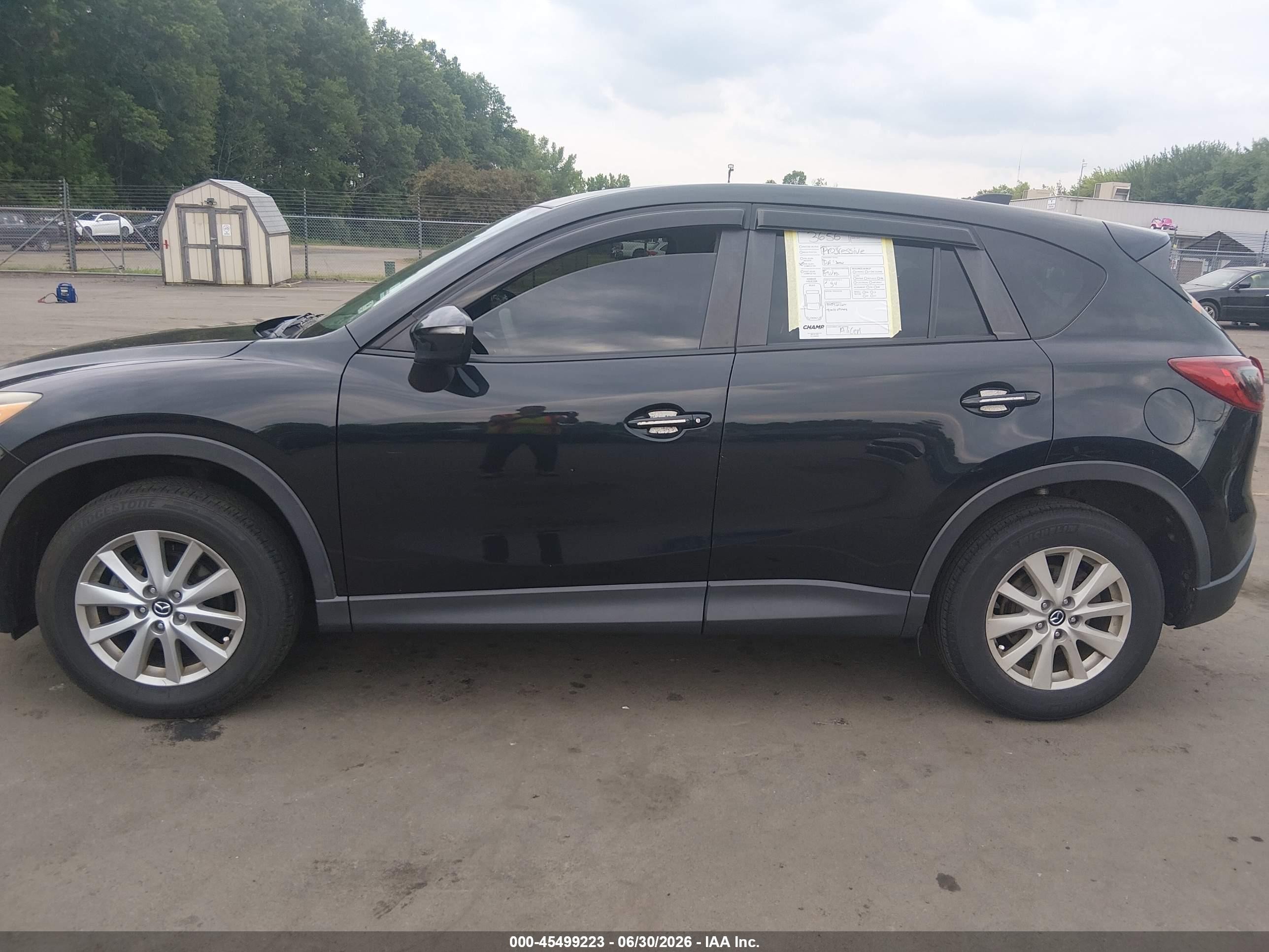 2015 Mazda Cx-5 Touring Black vin: JM3KE4CY3F0474365