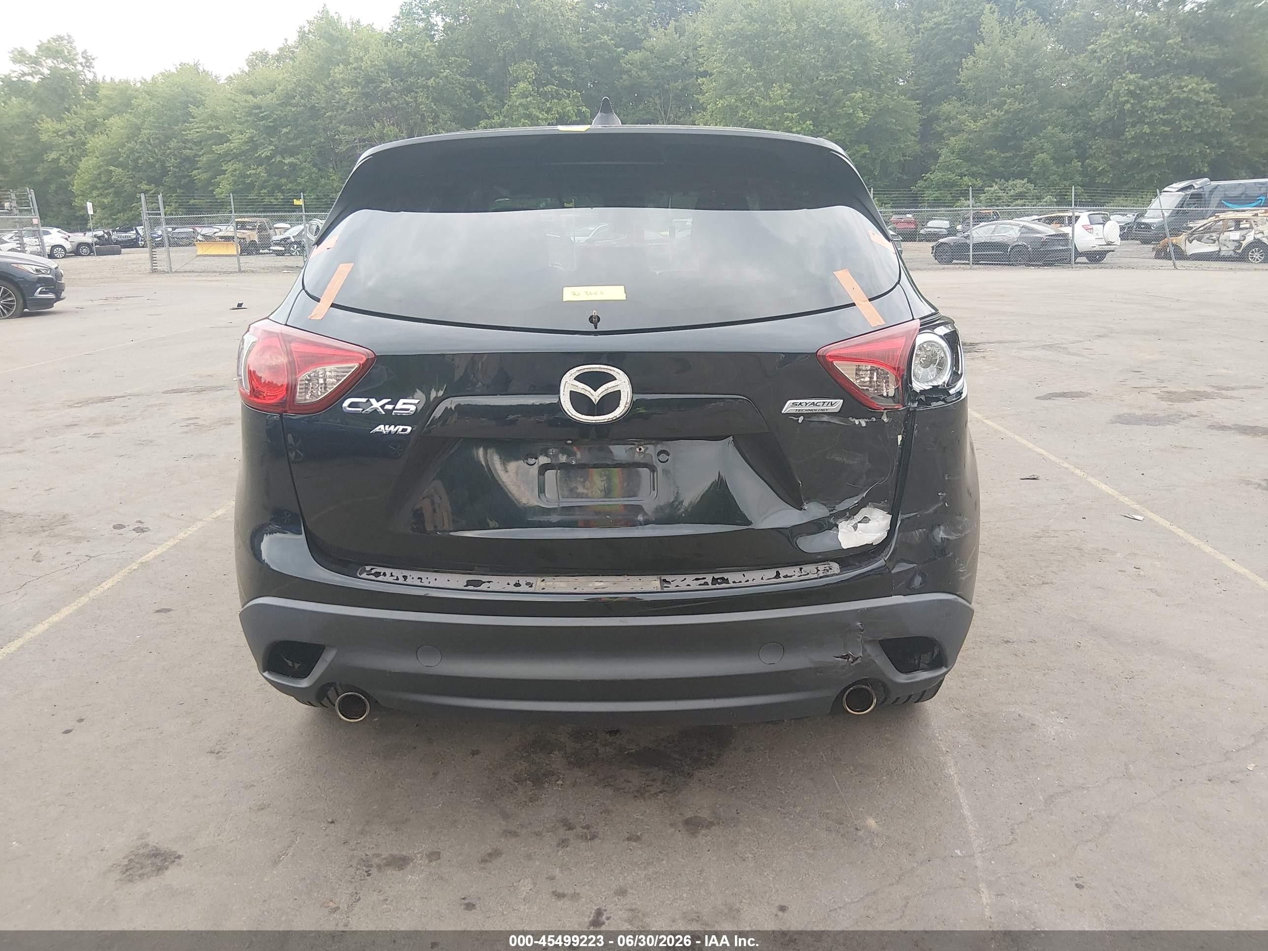 2015 Mazda Cx-5 Touring Black vin: JM3KE4CY3F0474365