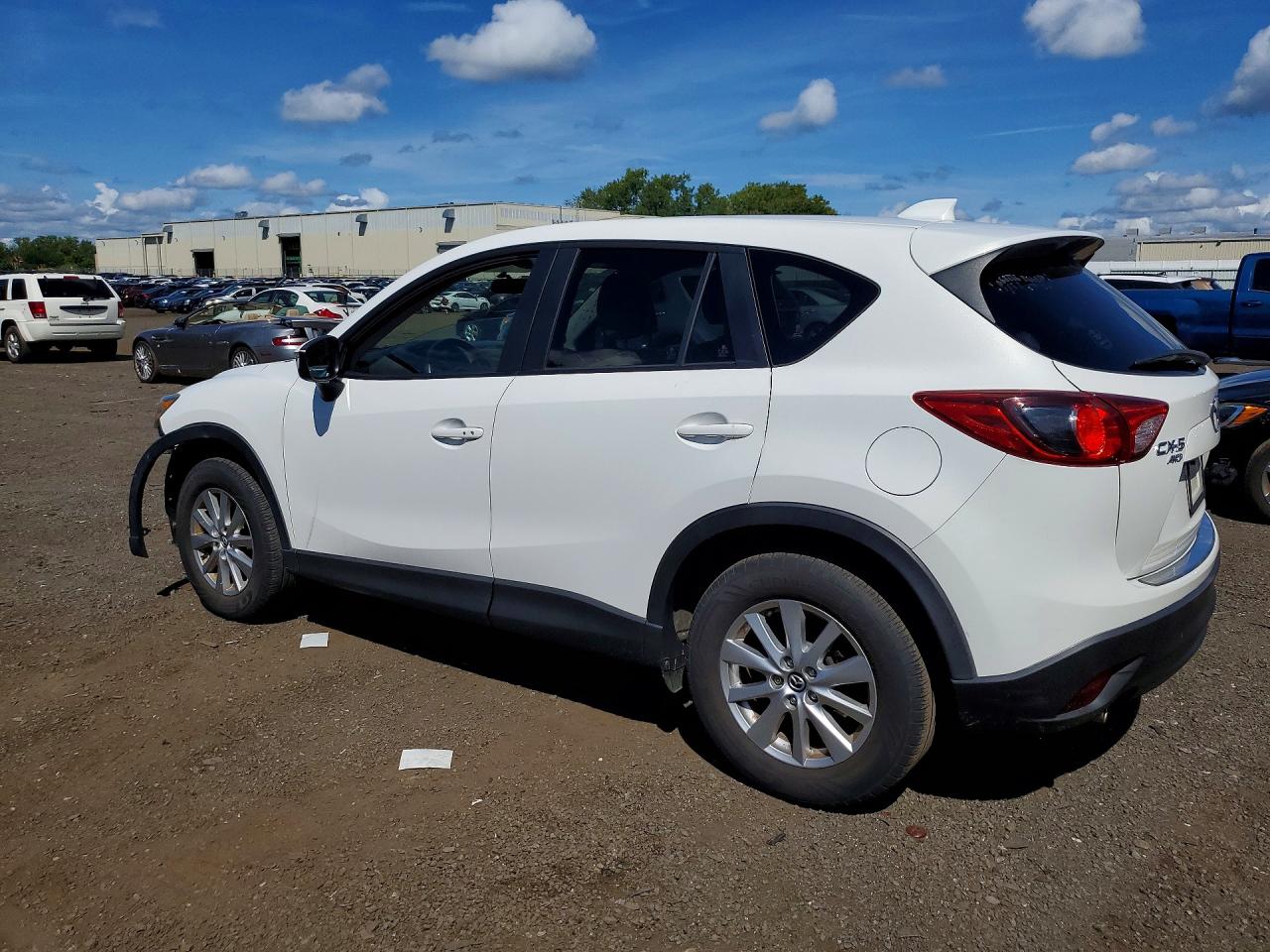 2015 Mazda Cx-5 Touring White vin: JM3KE4CY3F0488637