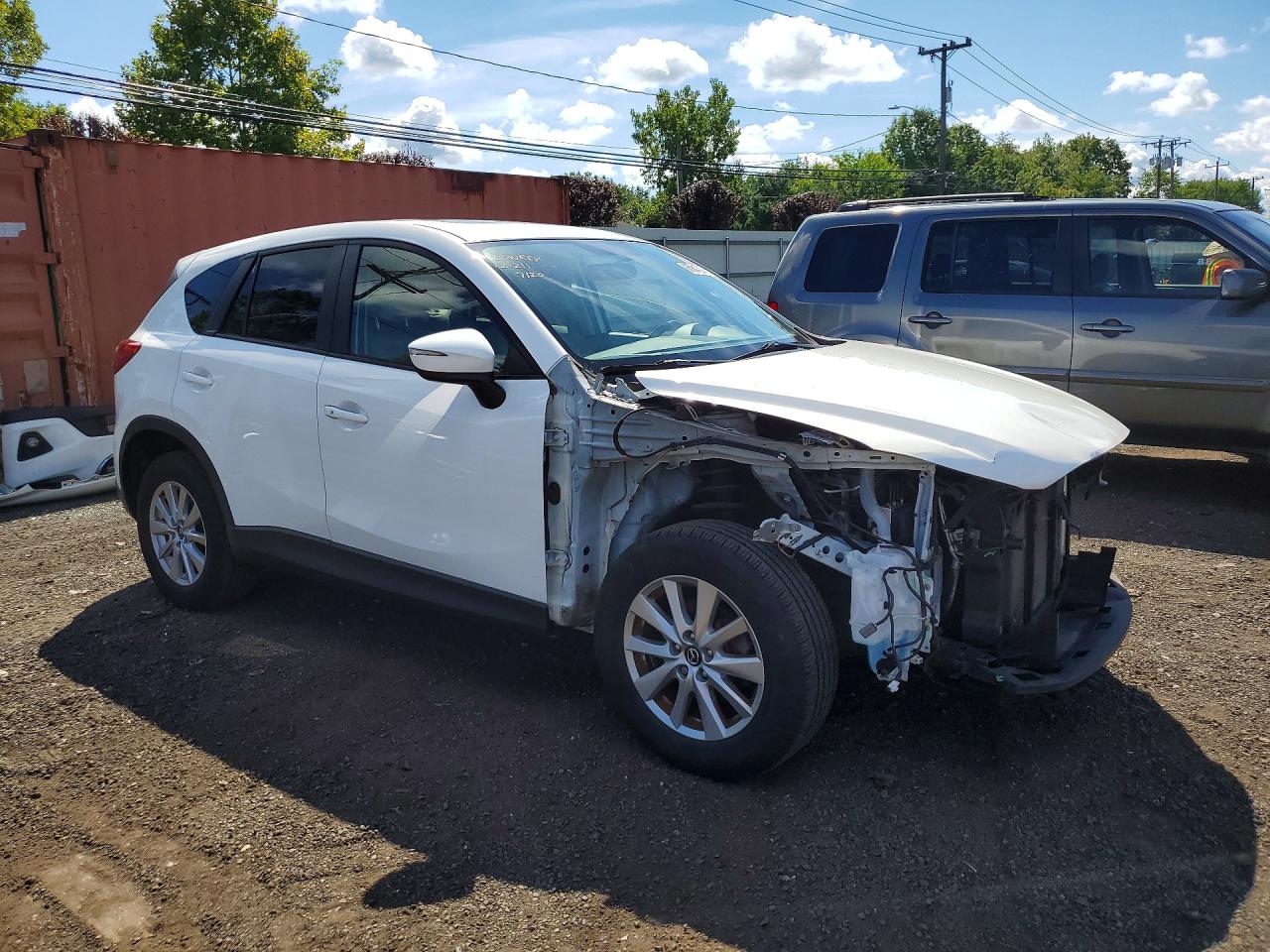 2015 Mazda Cx-5 Touring White vin: JM3KE4CY3F0488637