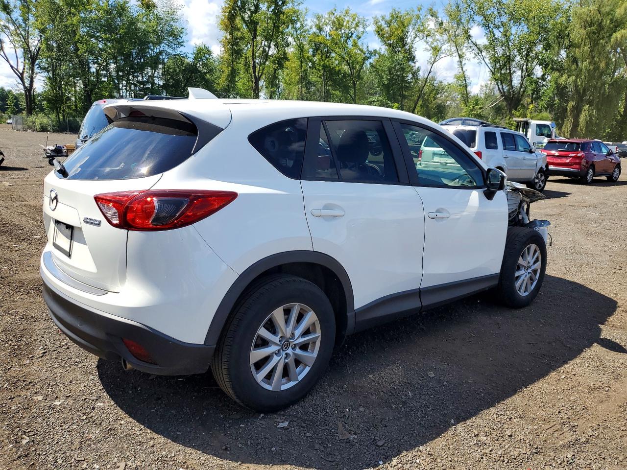 2015 Mazda Cx-5 Touring White vin: JM3KE4CY3F0488637