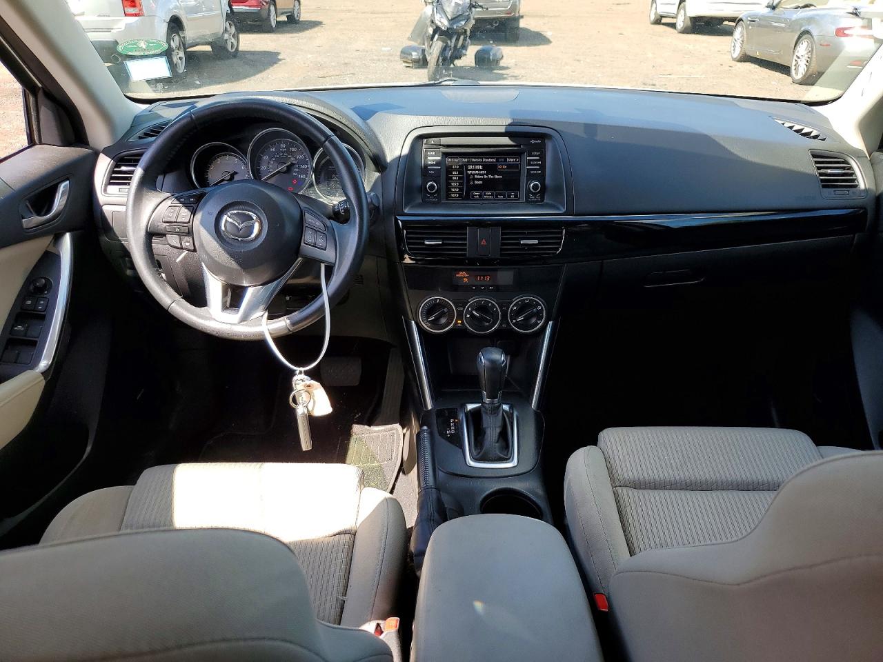 2015 Mazda Cx-5 Touring White vin: JM3KE4CY3F0488637