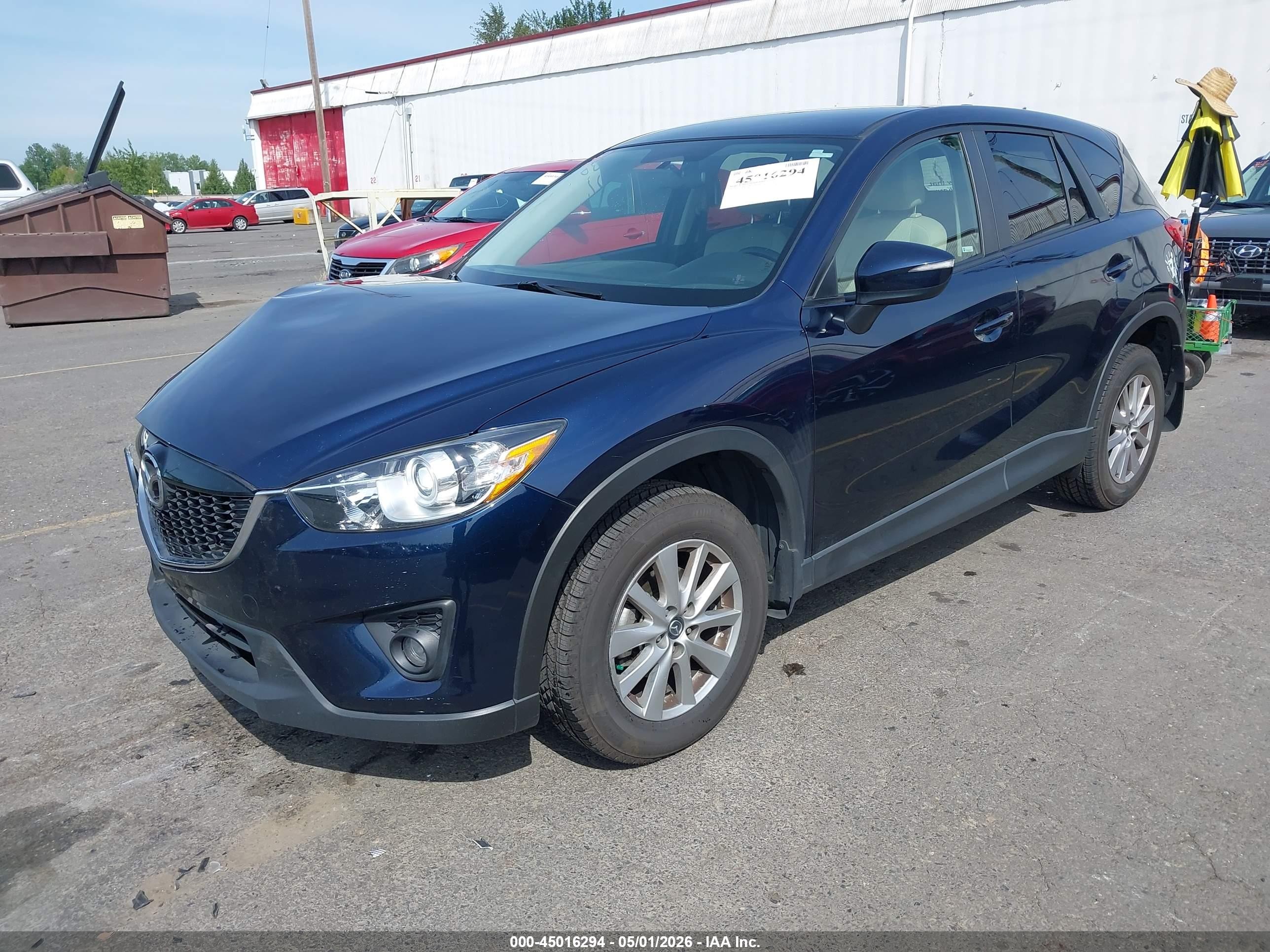 2015 Mazda Cx-5 Touring Dark Blue vin: JM3KE4CY3F0498424