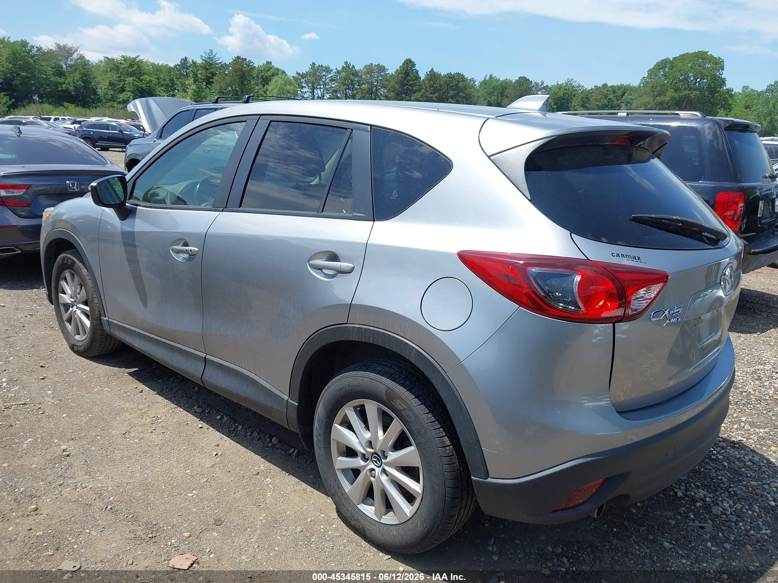 2015 Mazda Cx-5 Touring Black vin: JM3KE4CY3F0520146