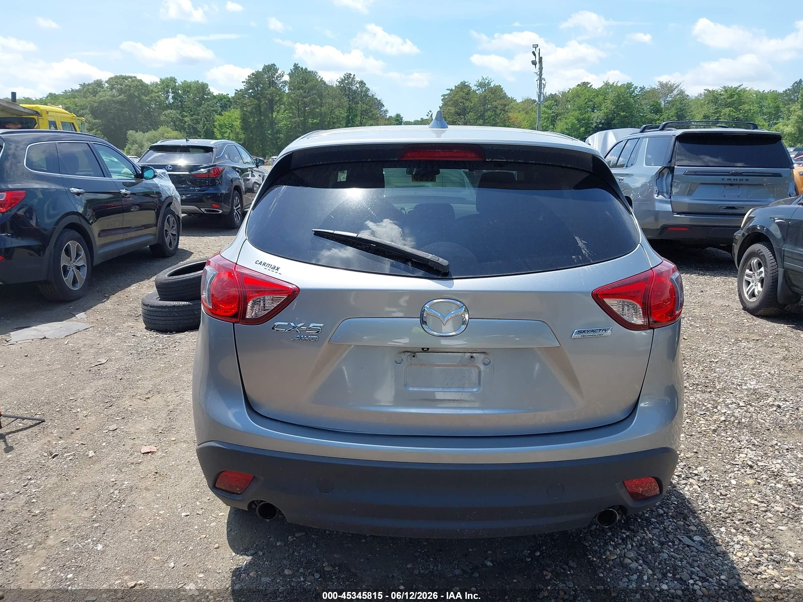 2015 Mazda Cx-5 Touring Black vin: JM3KE4CY3F0520146