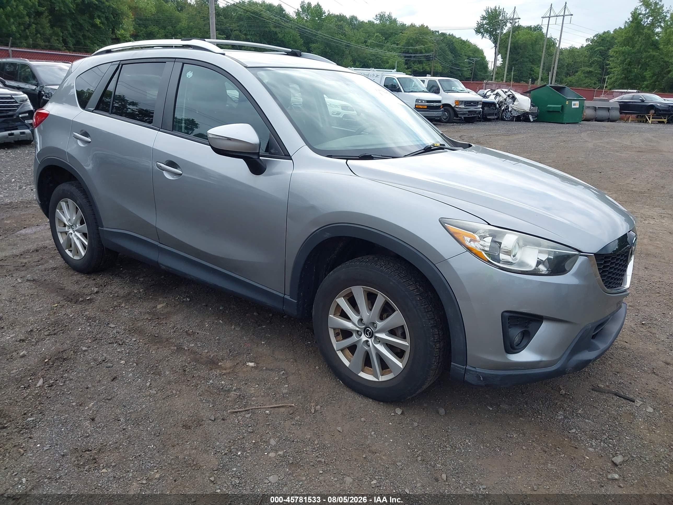 2015 Mazda Cx-5 Touring Silver vin: JM3KE4CY3F0533169