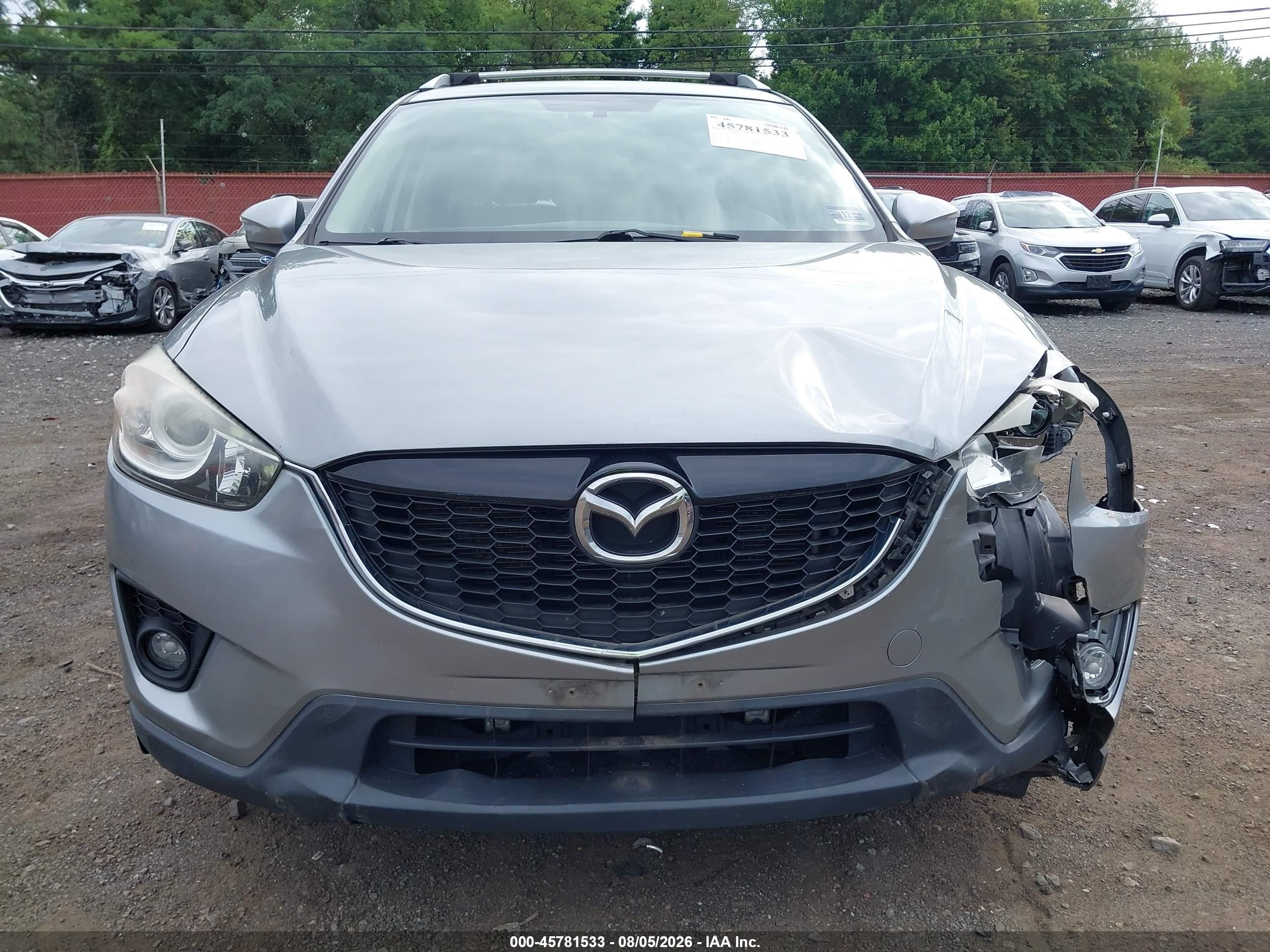 2015 Mazda Cx-5 Touring Silver vin: JM3KE4CY3F0533169