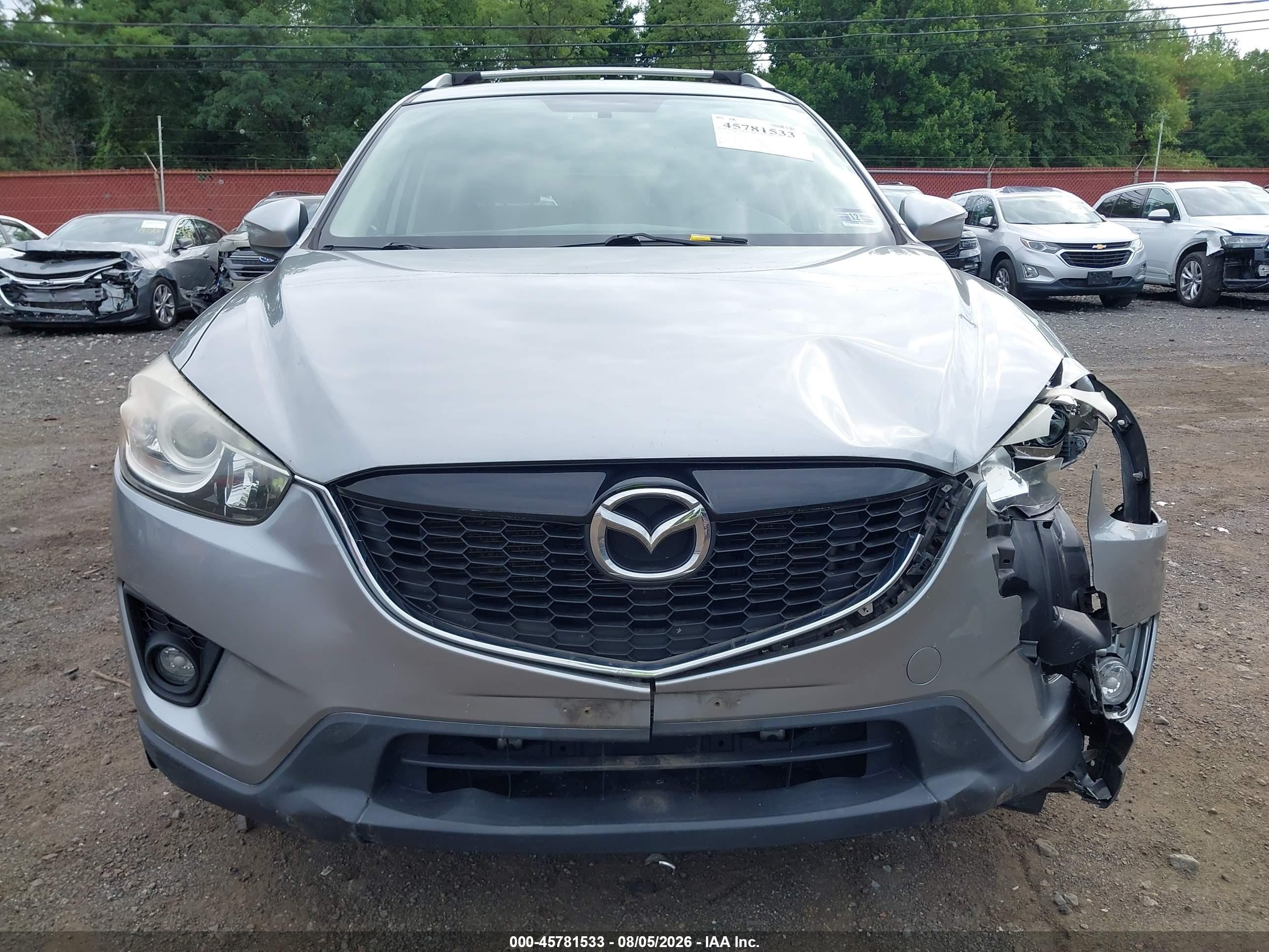 2015 Mazda Cx-5 Touring Silver vin: JM3KE4CY3F0533169