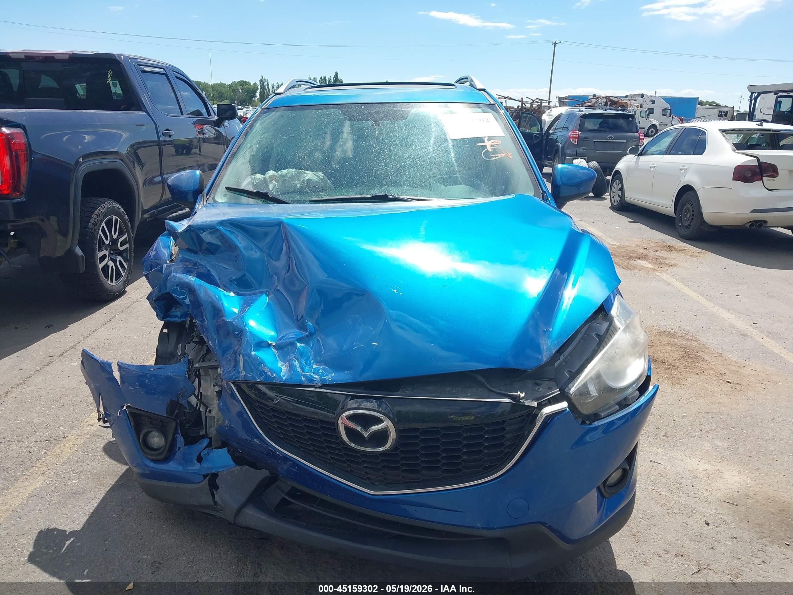 2014 Mazda Cx-5 Touring Blue vin: JM3KE4CY4E0322075