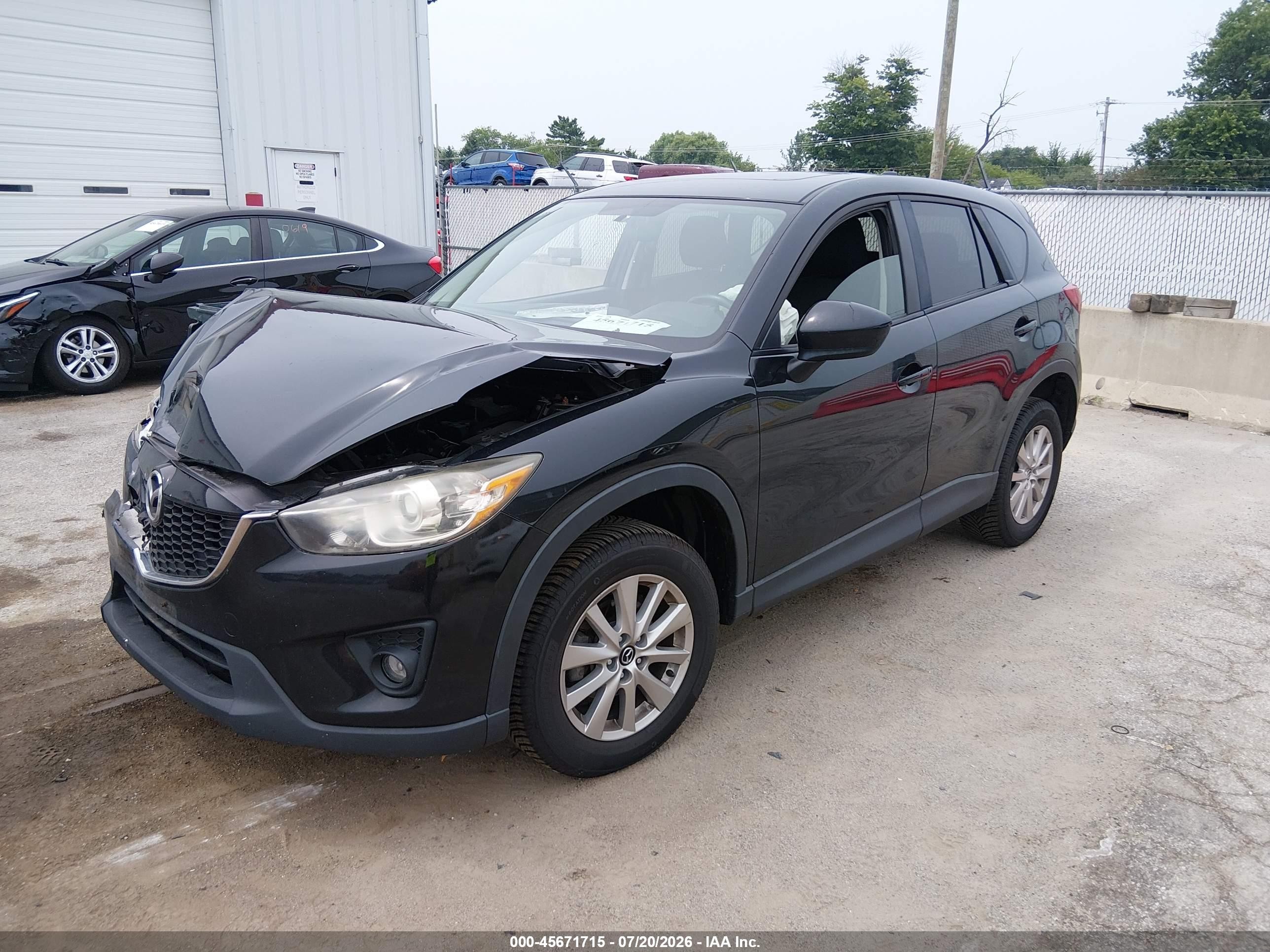 2014 Mazda Cx-5 Touring Черный vin: JM3KE4CY4E0422578