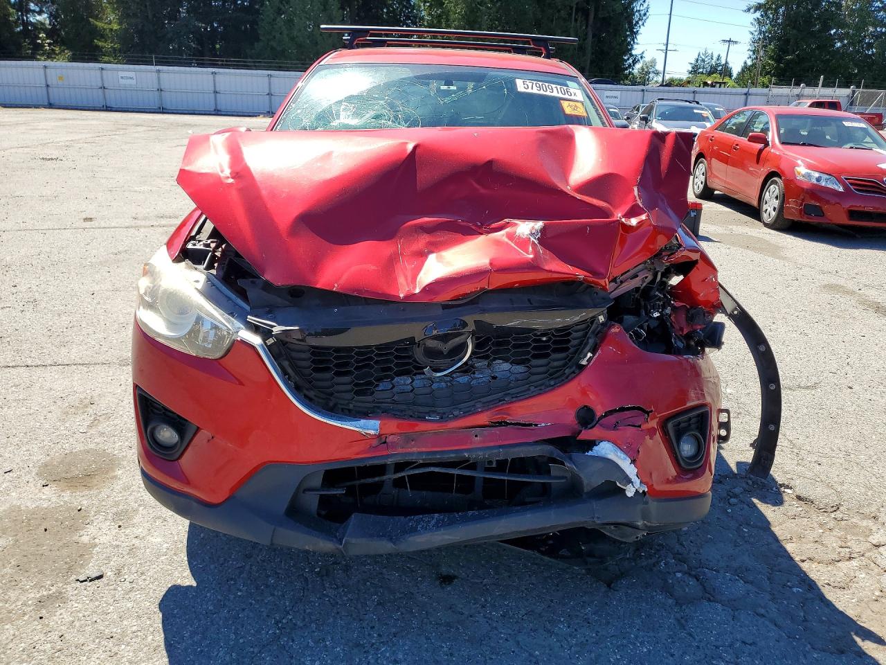 2015 Mazda Cx-5 Touring Red vin: JM3KE4CY4F0437051