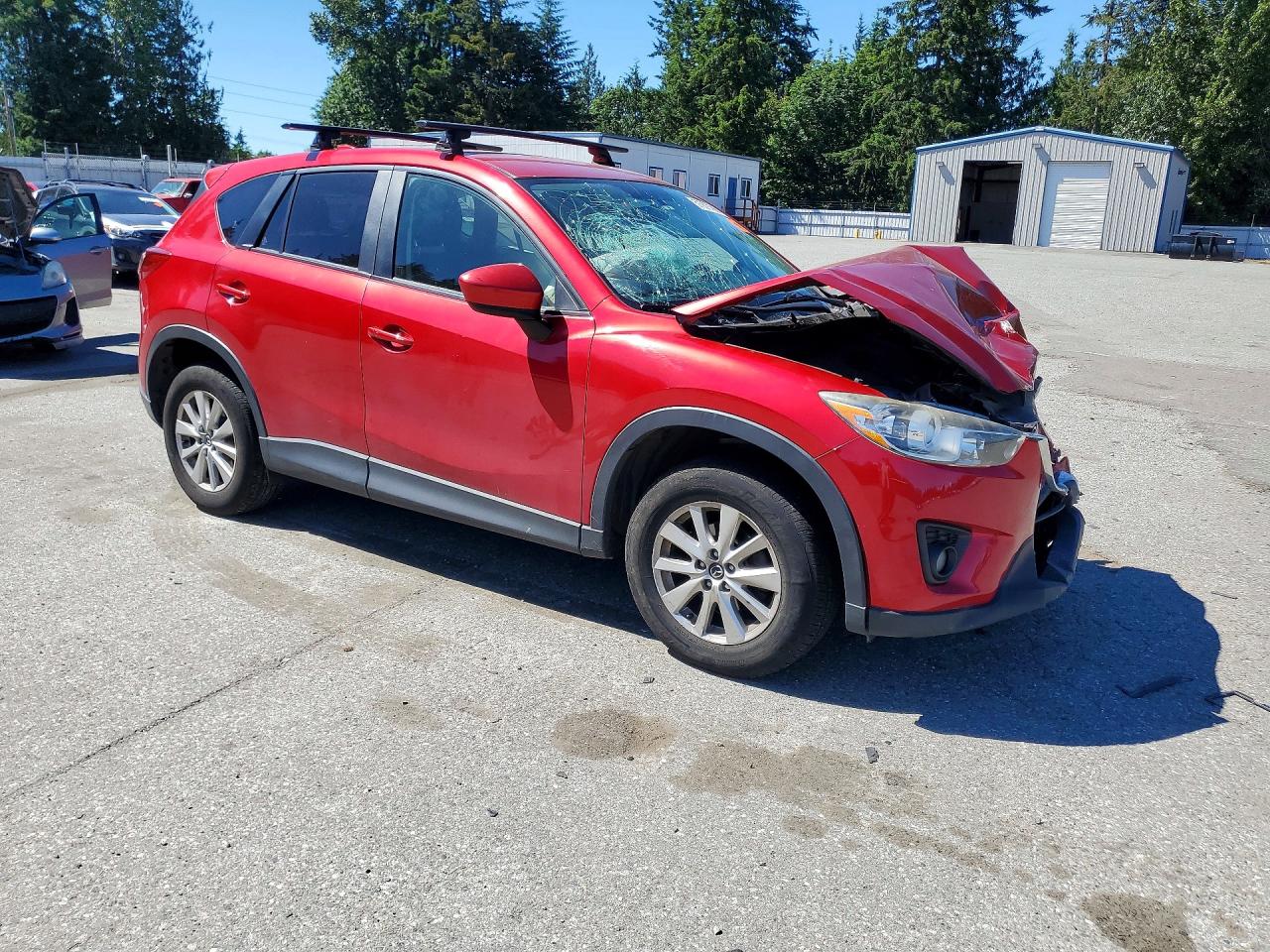 2015 Mazda Cx-5 Touring Red vin: JM3KE4CY4F0437051