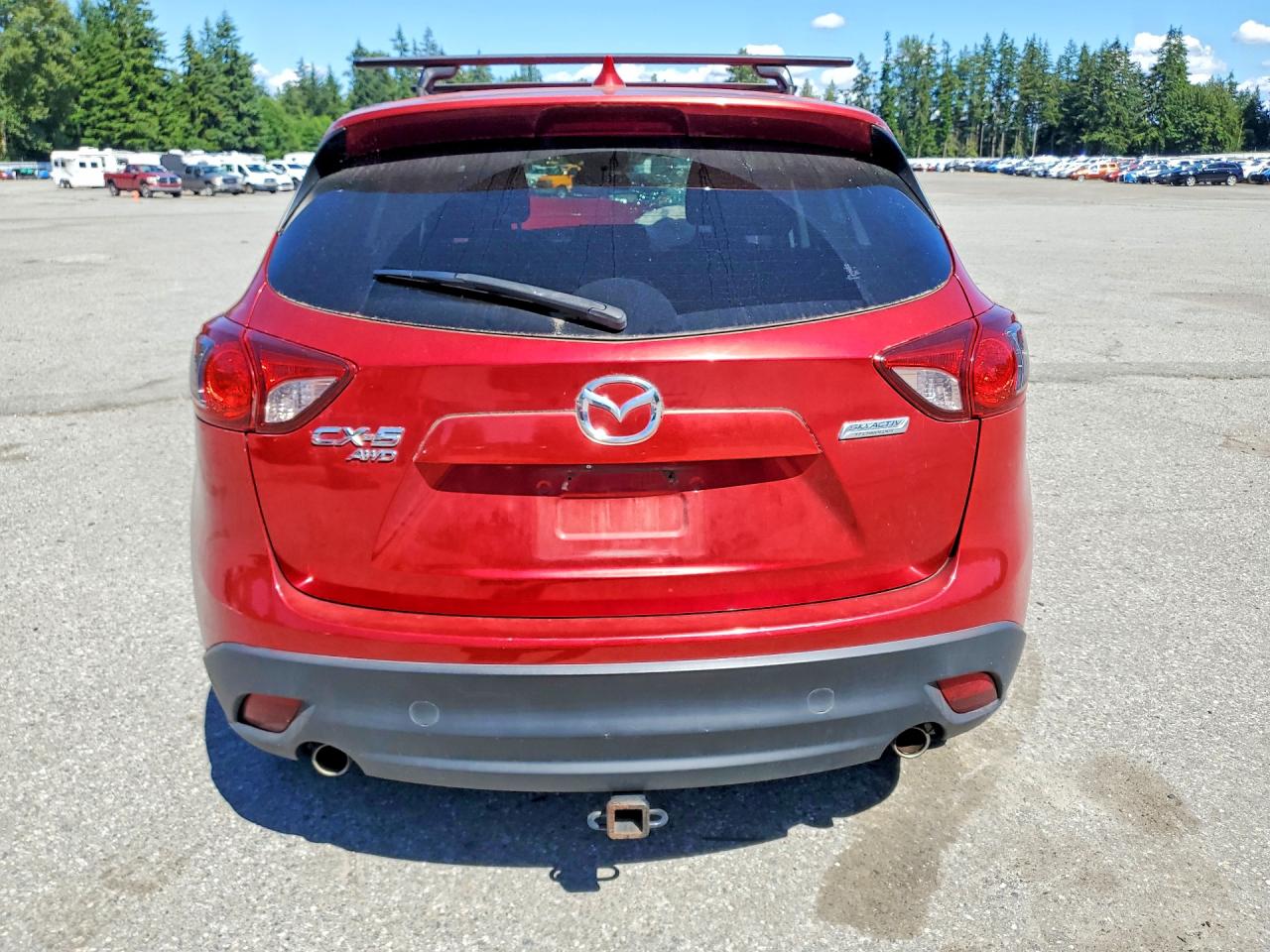 2015 Mazda Cx-5 Touring Red vin: JM3KE4CY4F0437051
