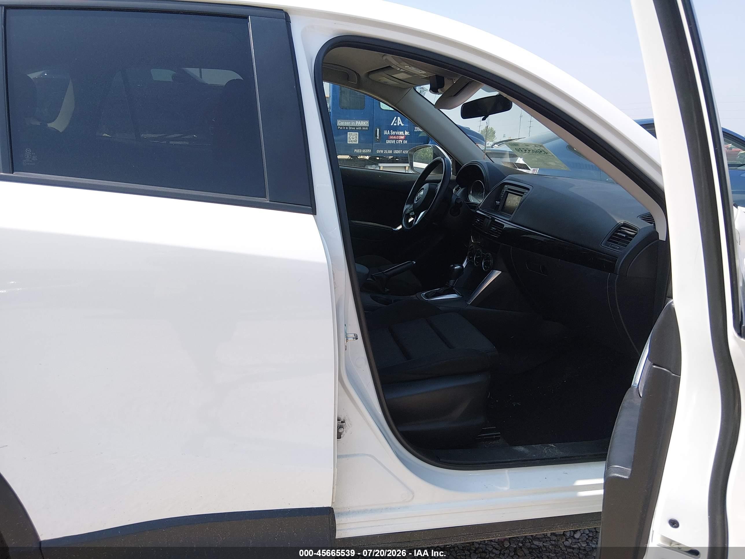 2015 Mazda Cx-5 Touring White vin: JM3KE4CY4F0449457
