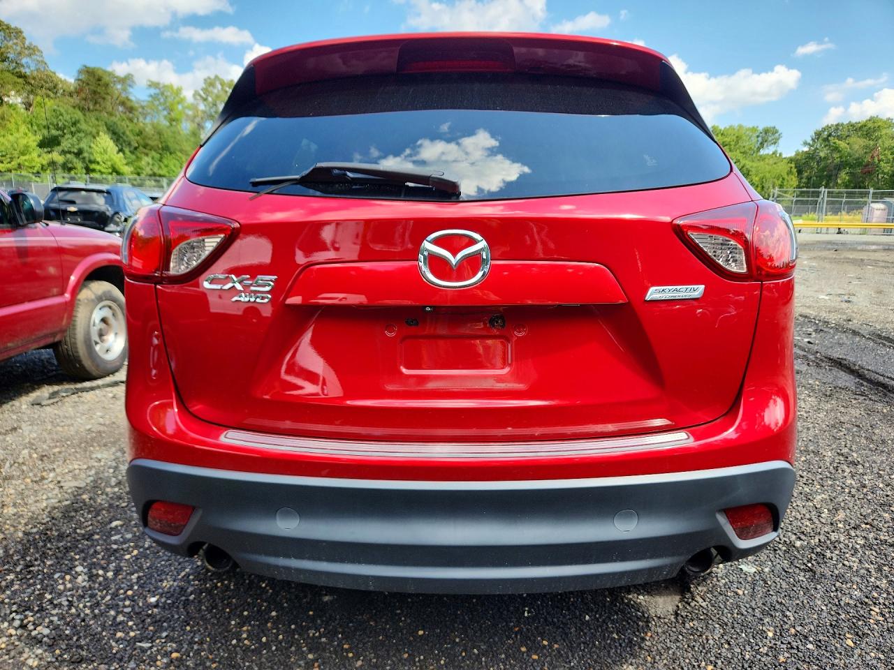 2015 Mazda Cx-5 Touring Красный vin: JM3KE4CY4F0457025