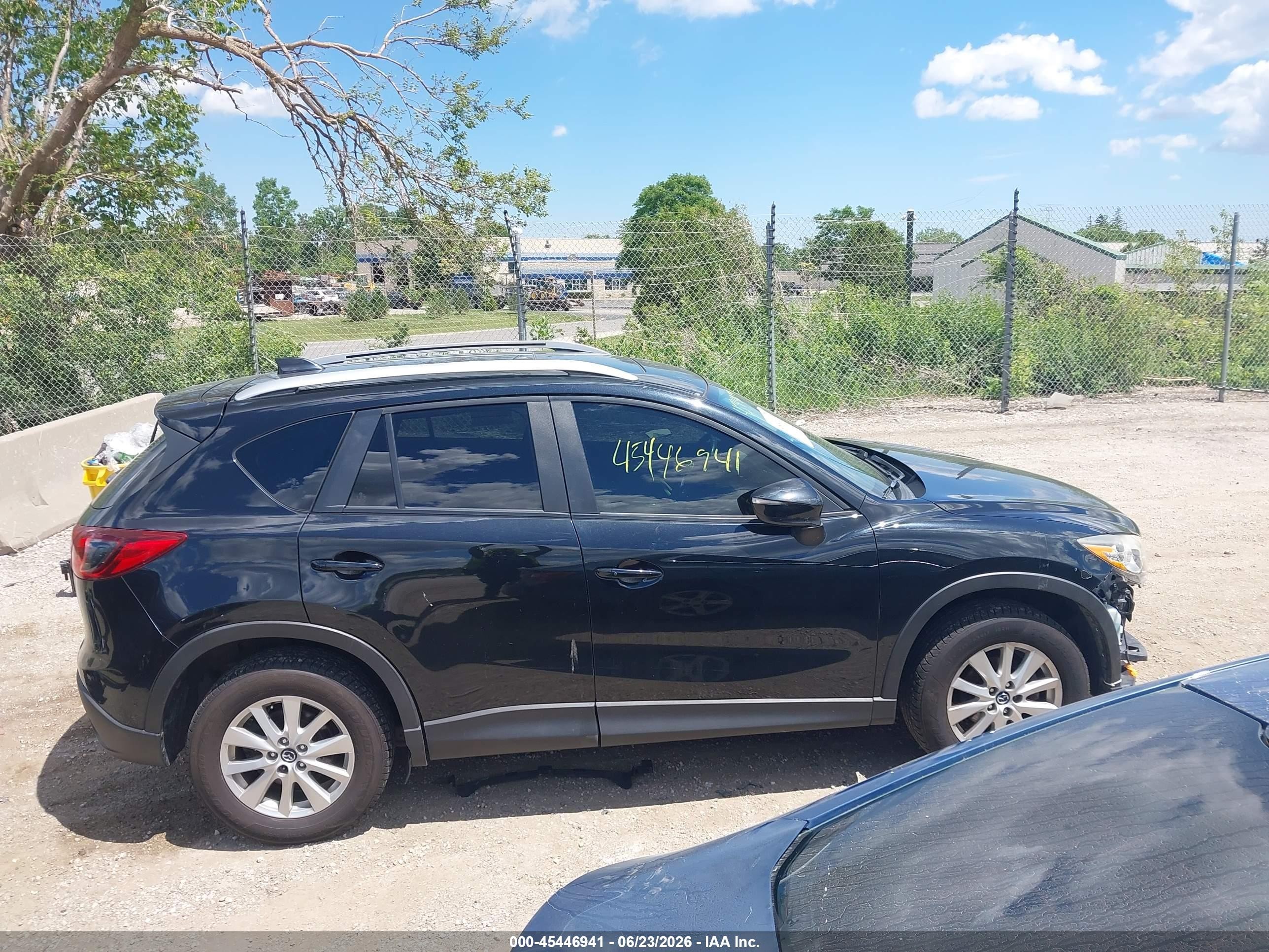 2015 Mazda Cx-5 Touring Black vin: JM3KE4CY4F0465870