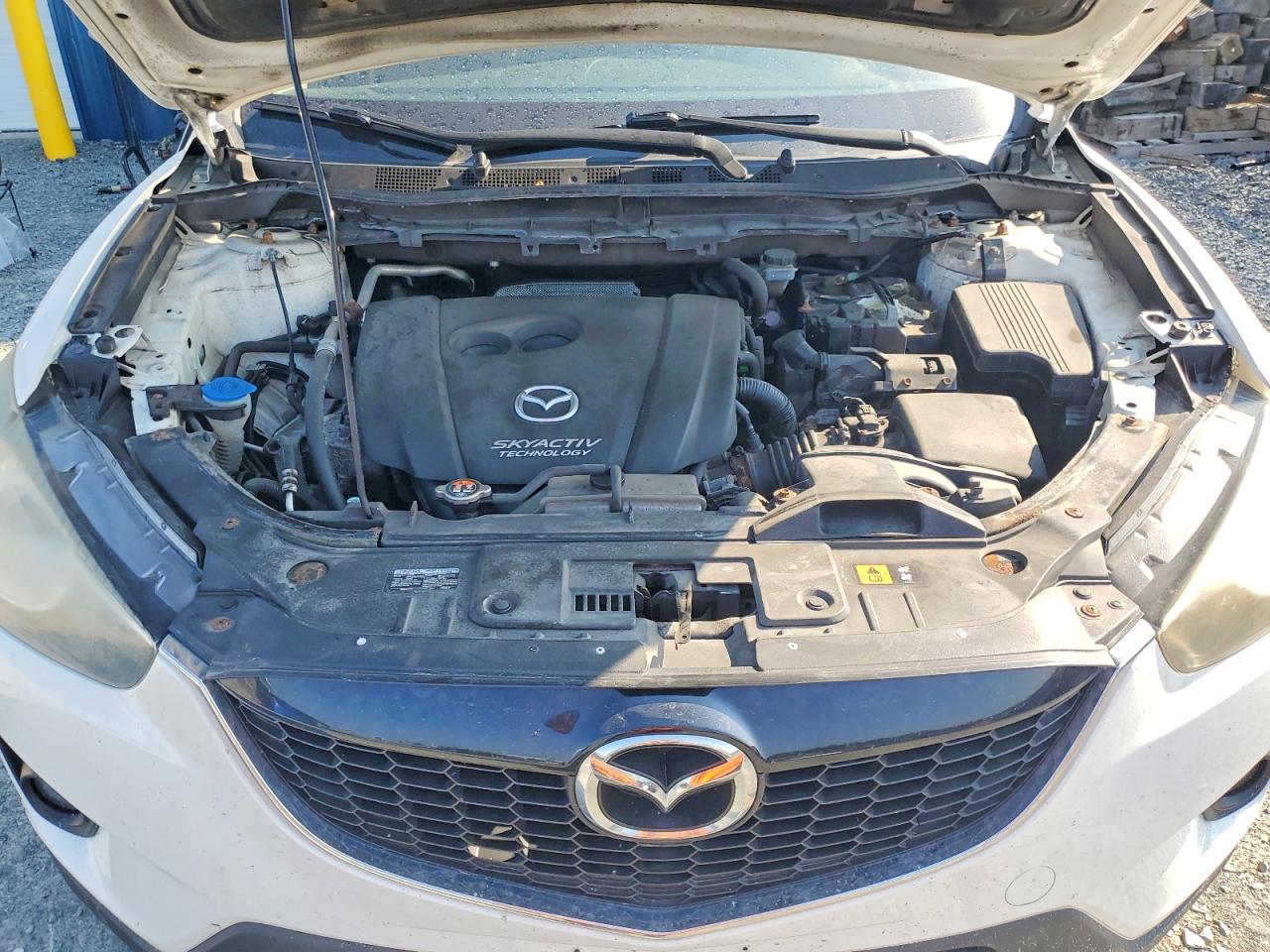 2015 Mazda Cx-5 Touring White vin: JM3KE4CY4F0521628