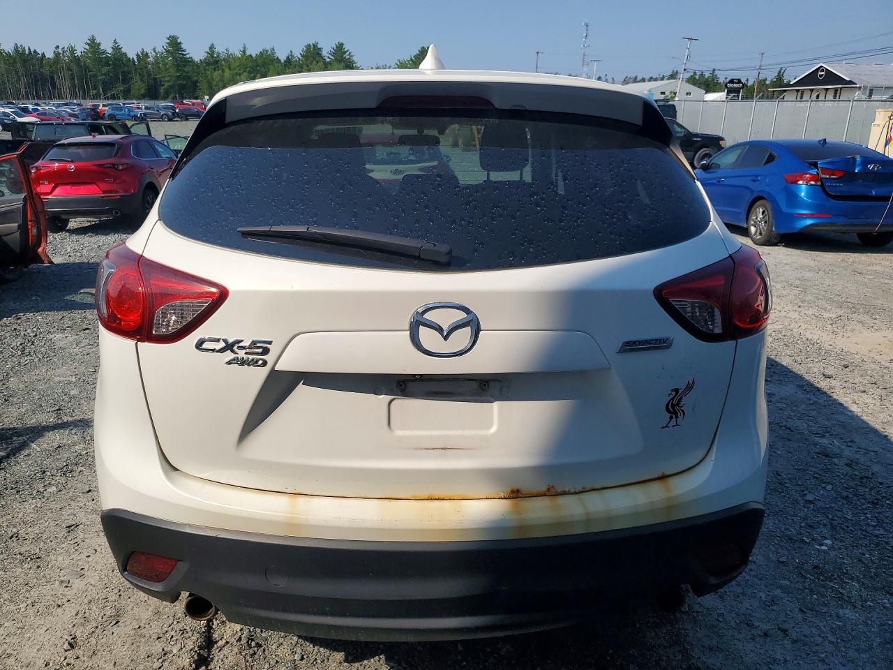 2015 Mazda Cx-5 Touring White vin: JM3KE4CY4F0521628