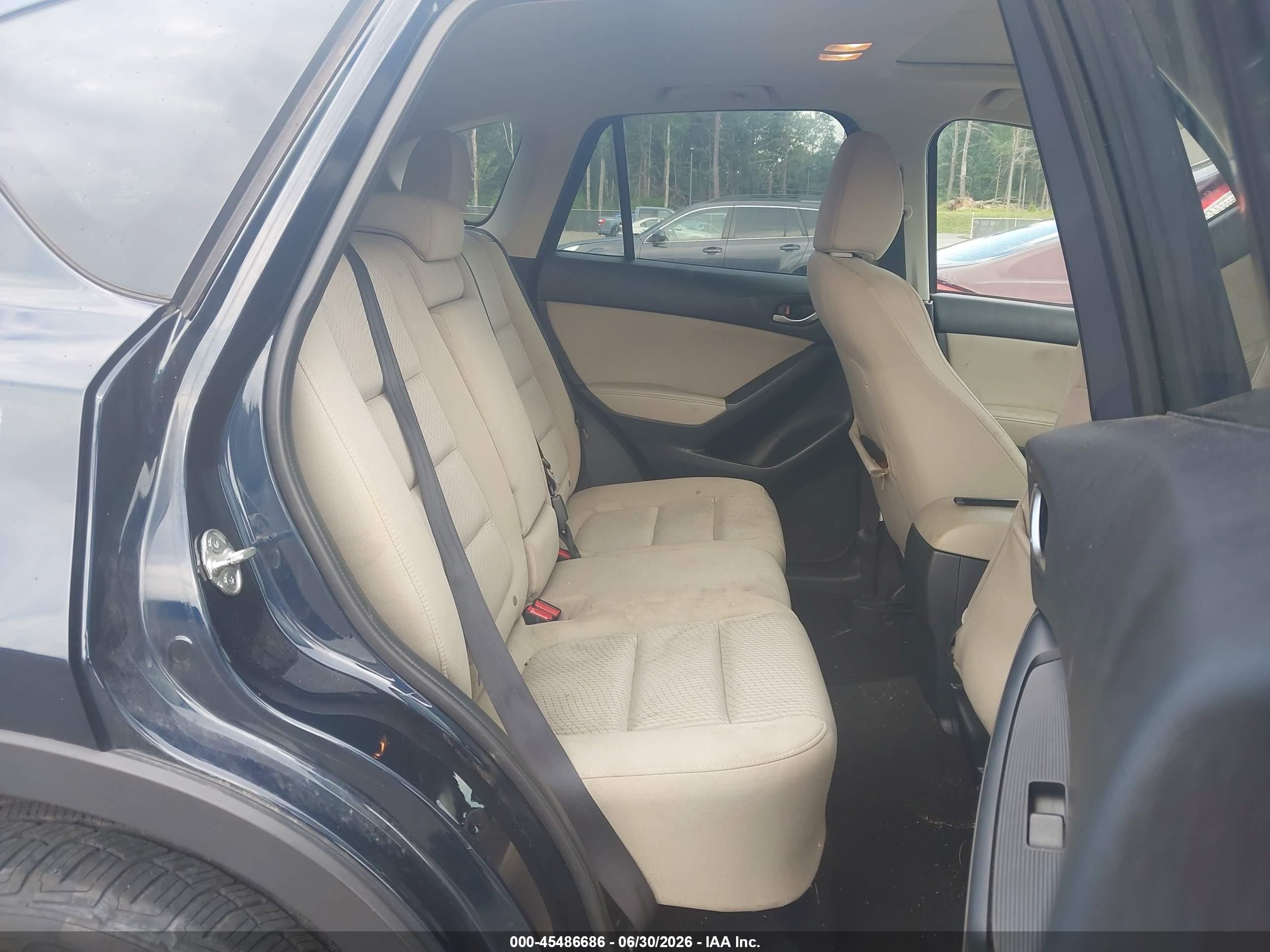 2015 Mazda Cx-5 Touring Blue vin: JM3KE4CY4F0549235
