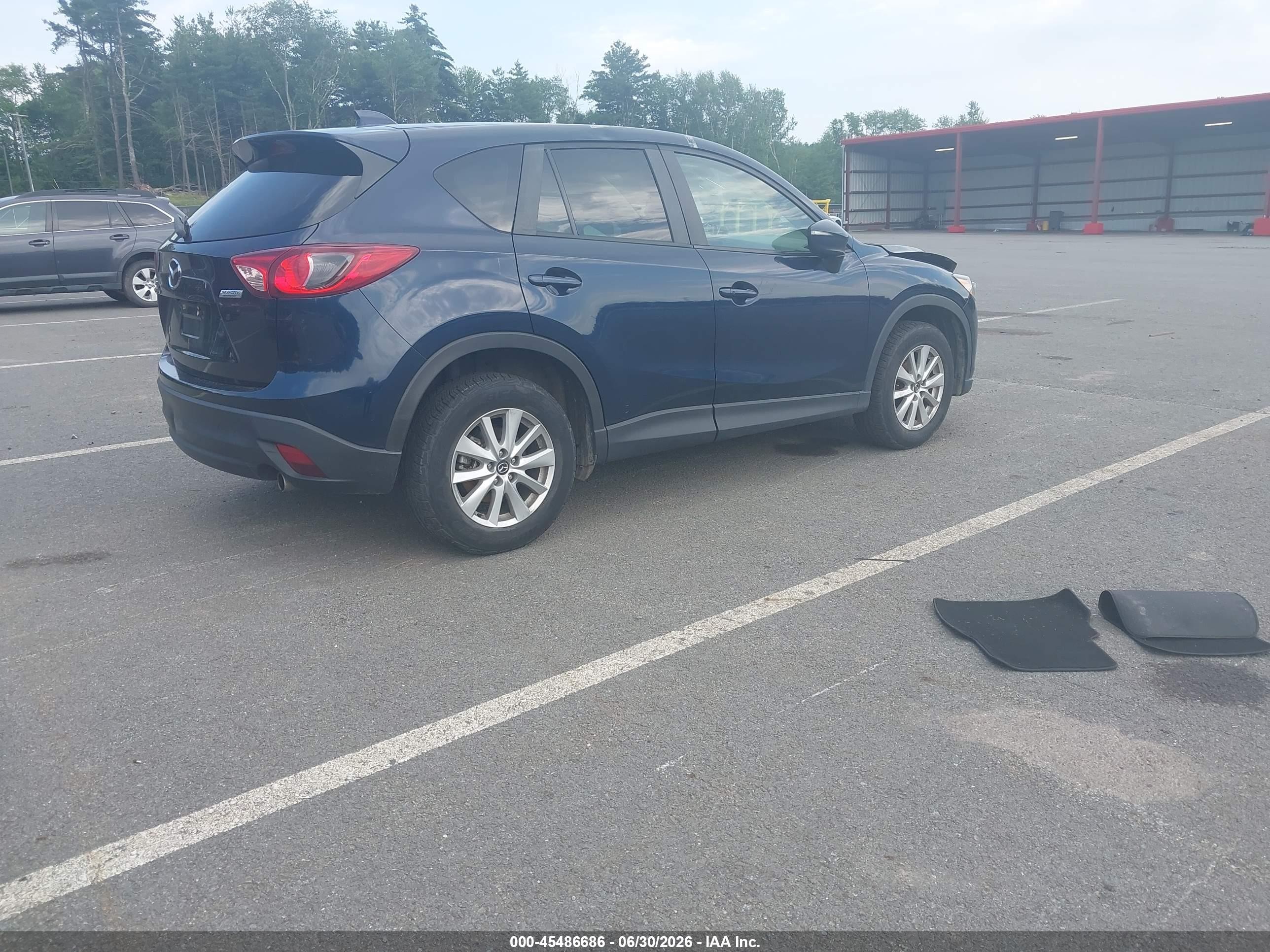 2015 Mazda Cx-5 Touring Blue vin: JM3KE4CY4F0549235
